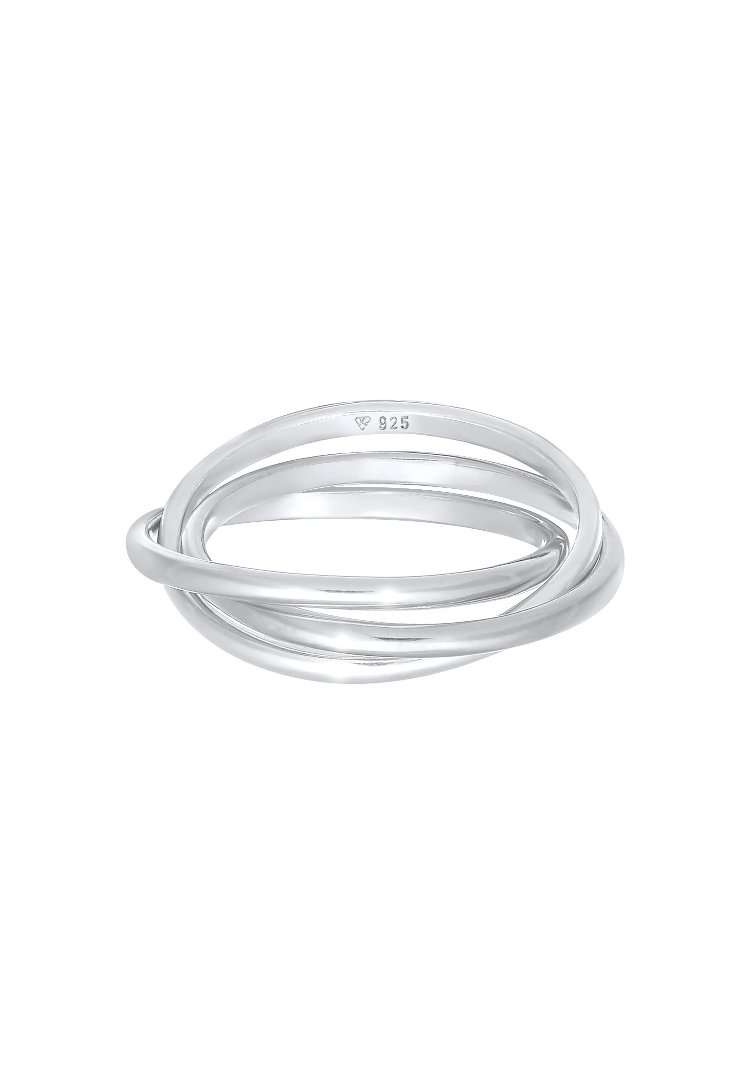 Elli Fingerring »Wickelring Trio Trini Basic 925 Silber«