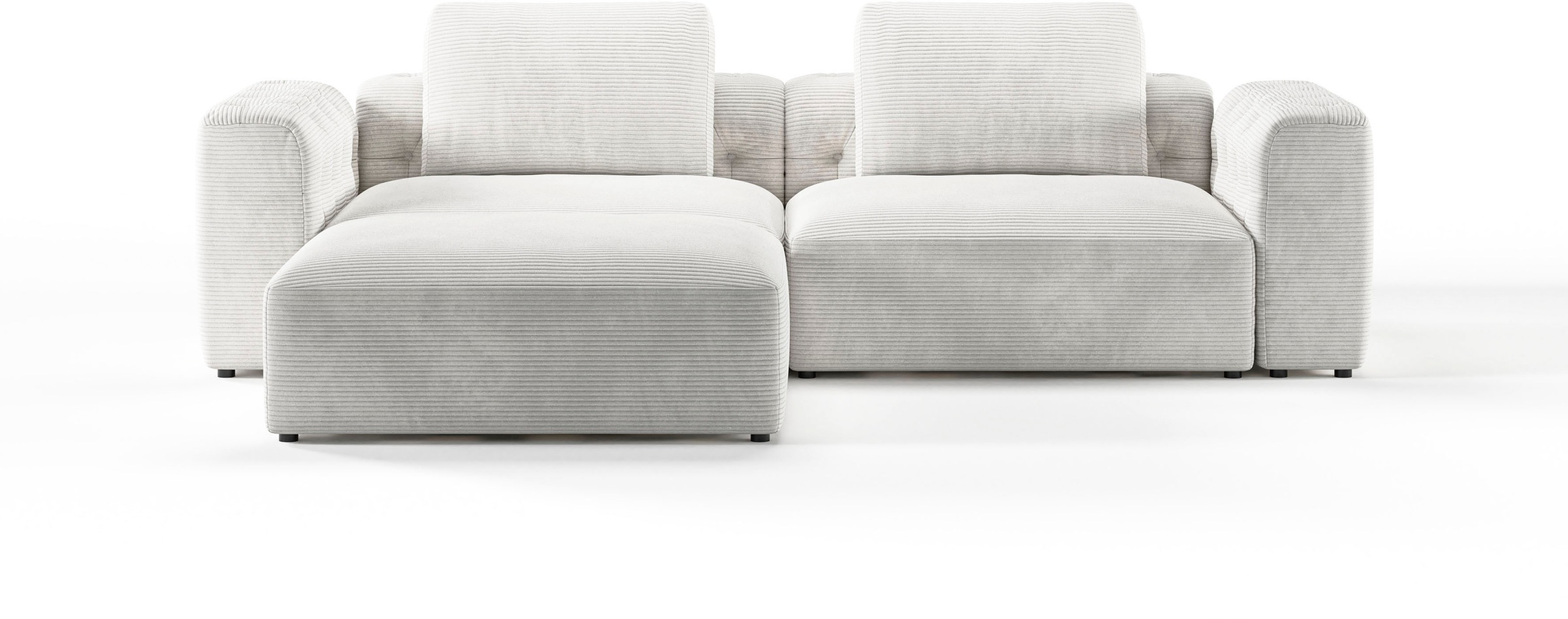 RAUM.ID Ecksofa »Cushid L-Form«, Modulset, bestehend aus 3 Teilen günstig online kaufen