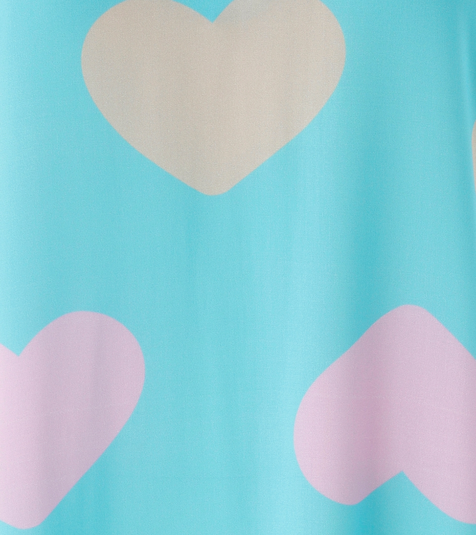 Aniston PLUS Schlupfbluse mit farbigen Herzen bedruckt- jedes Teil ein Unikat - NEUE KOLLEKTION