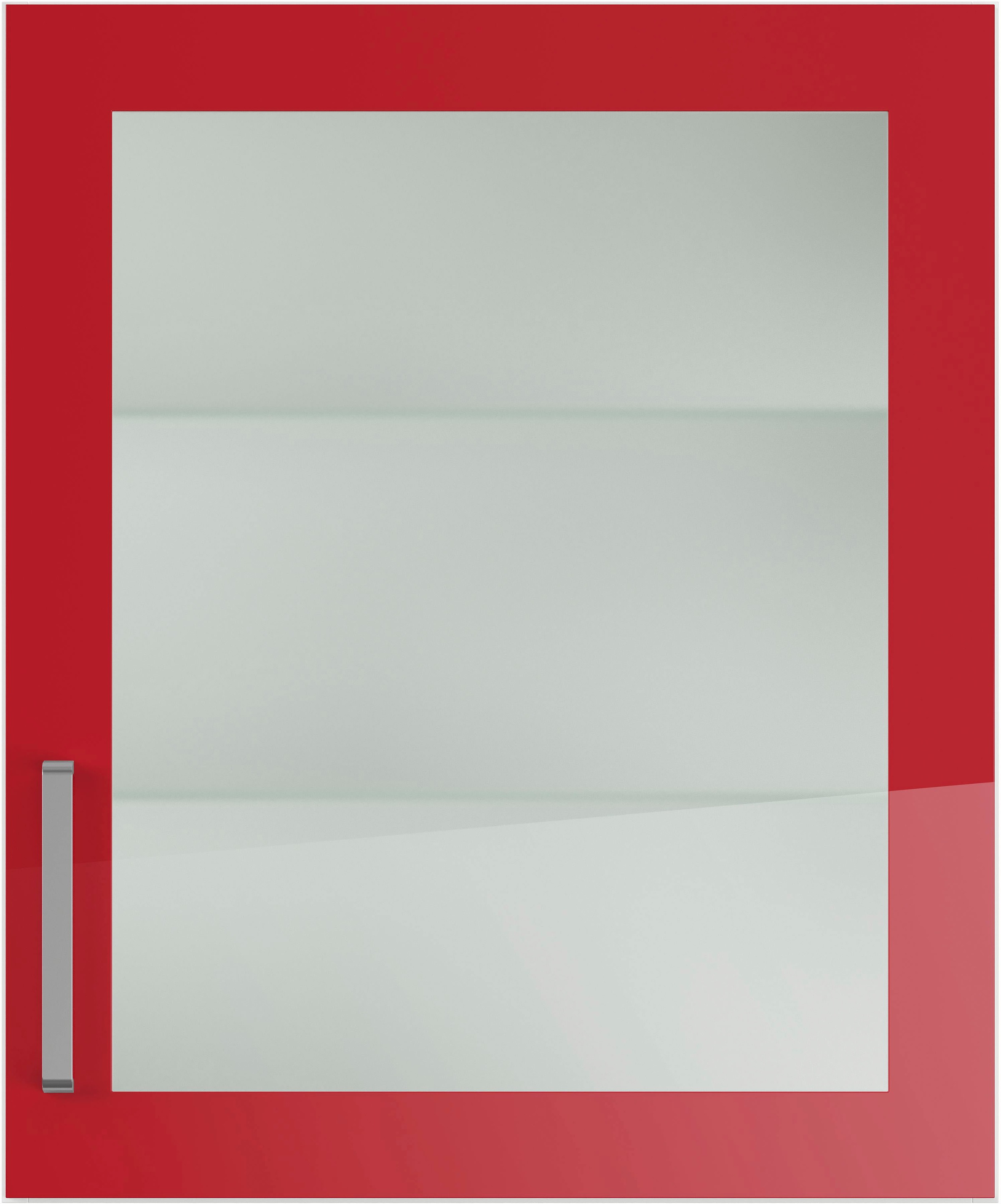 IMPULS KÜCHEN Glashängeschrank »"Turin", Breite/Höhe: 50 oder 60/72,3 cm«, vormontiert, mit Glasdrehtür, mit verstellbarem Glasfachboden
