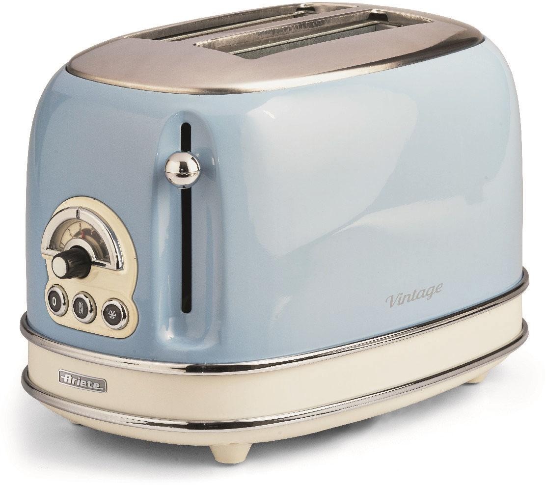 Toaster »Vintage«, 2 kurze Schlitze, für 2 Scheiben, 815 W, blau