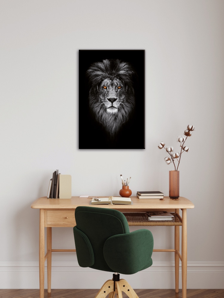 Bönninghoff Leinwandbild, Löwe, (1 St.), BxH: 90x60 cm günstig online kaufen