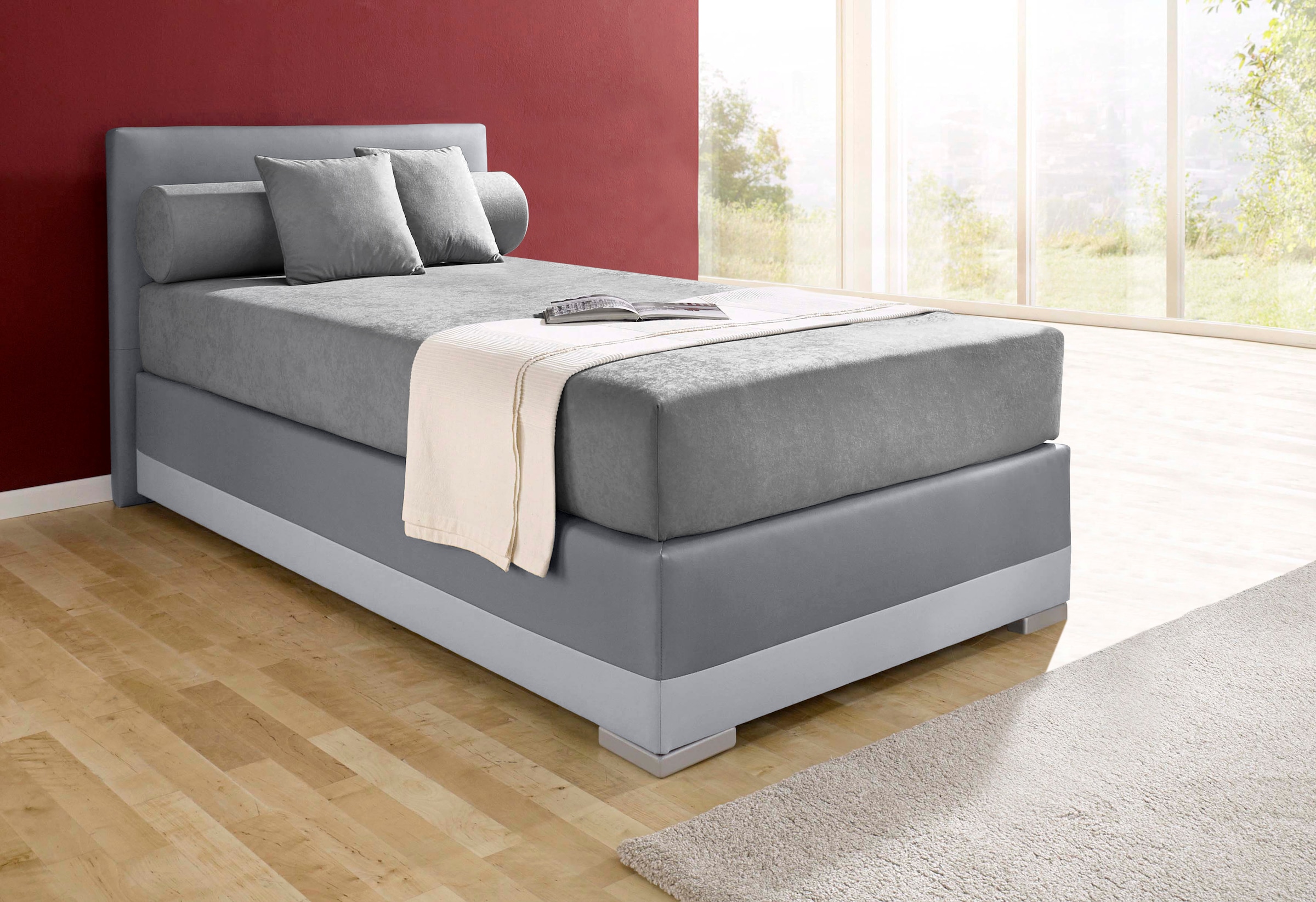 Maintal Boxspringbett "Lago" in 3 verschiedenen Matratzenarten, H2 oder H3 günstig online kaufen