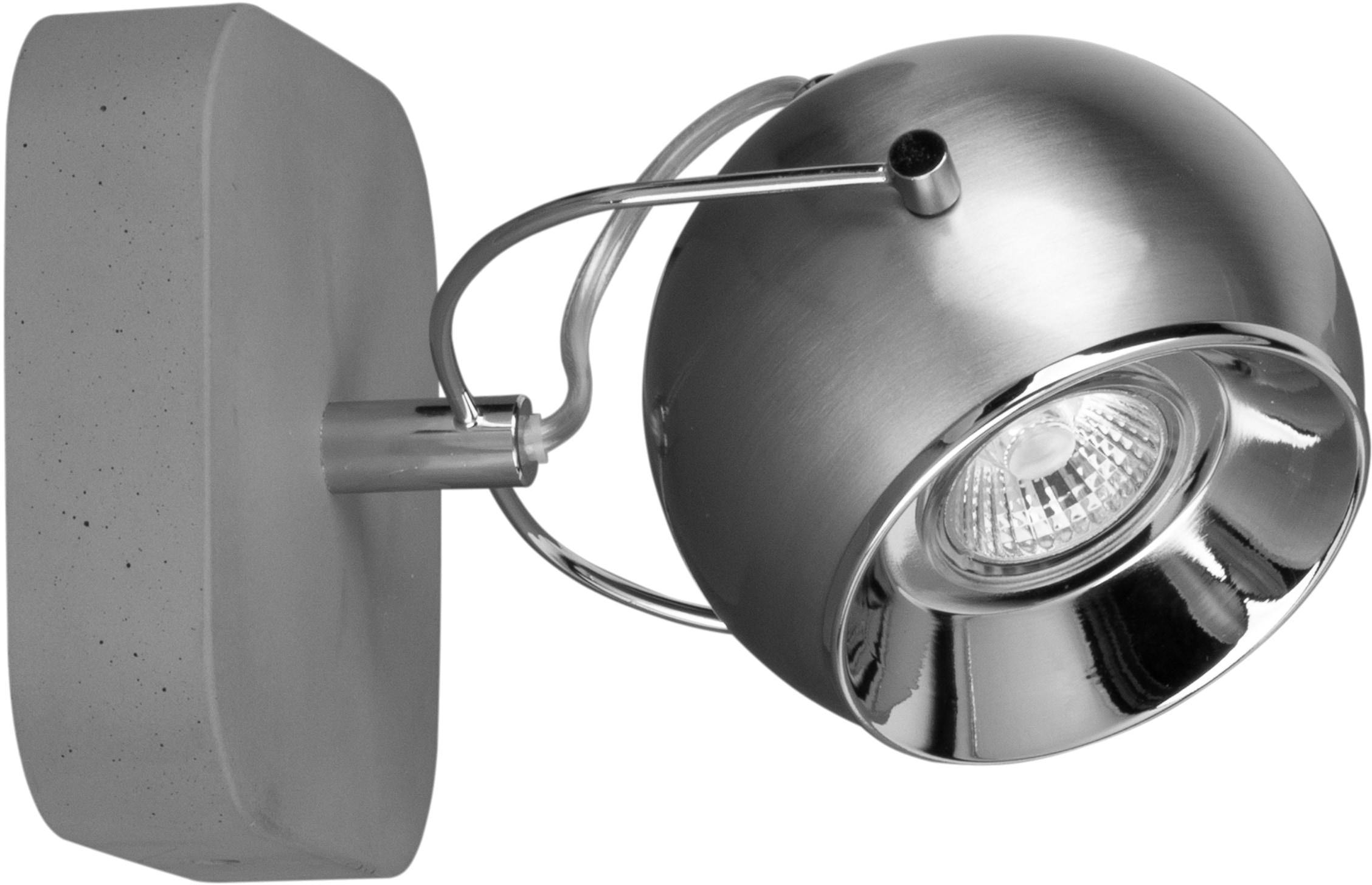SPOT Light Wandleuchte »BALL CONCRETE«, 1 flammig, Leuchtmittel GU10   LED günstig online kaufen