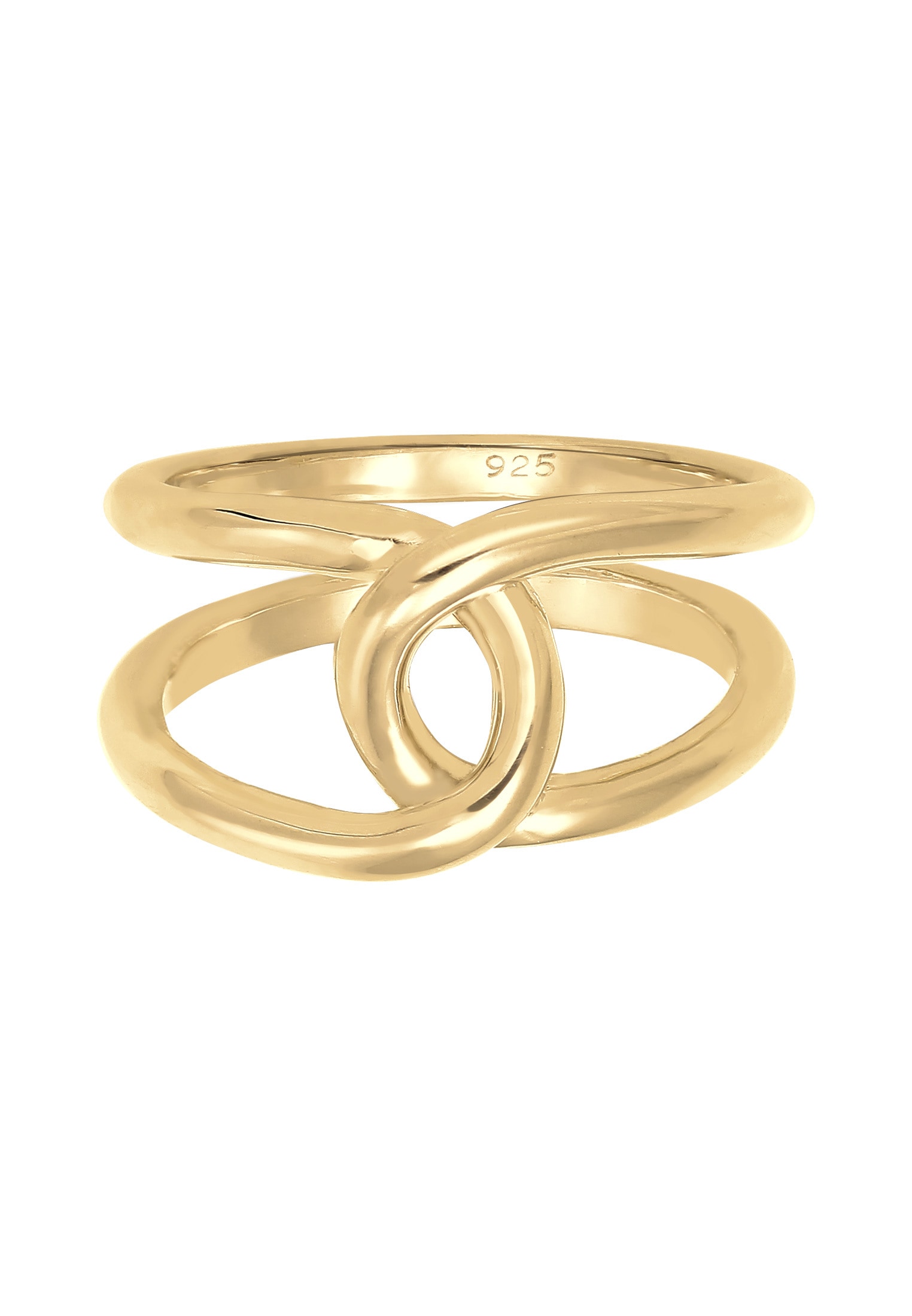 Elli Fingerring »Verdreht Schlaufe Trend Casual 925 Silb«