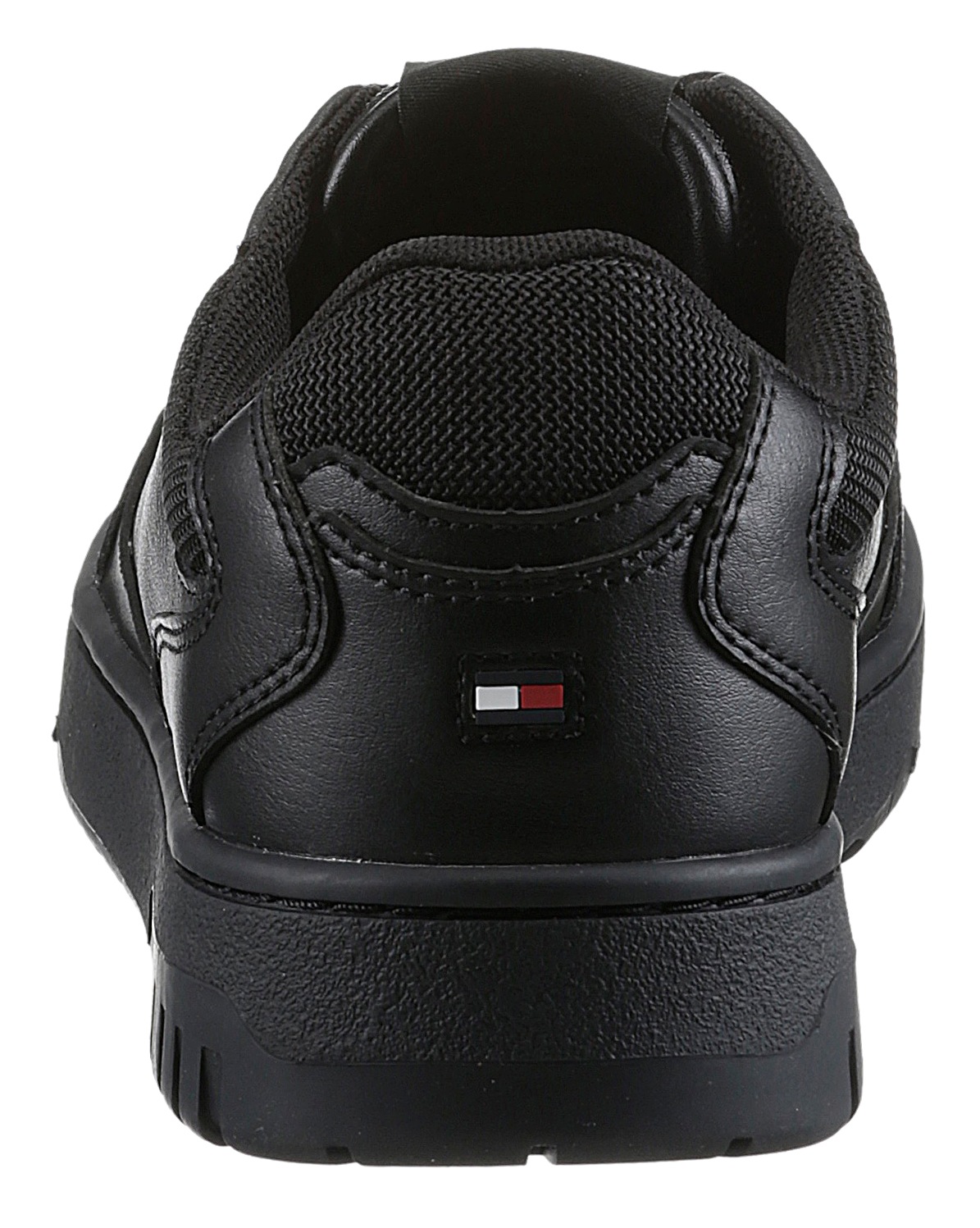 Tommy Hilfiger Sneaker »TH BASKET CORE LEATHER«, mit gepolstertem Schaftrand, Freizeitschuh, Halbschuh, Schnürschuh