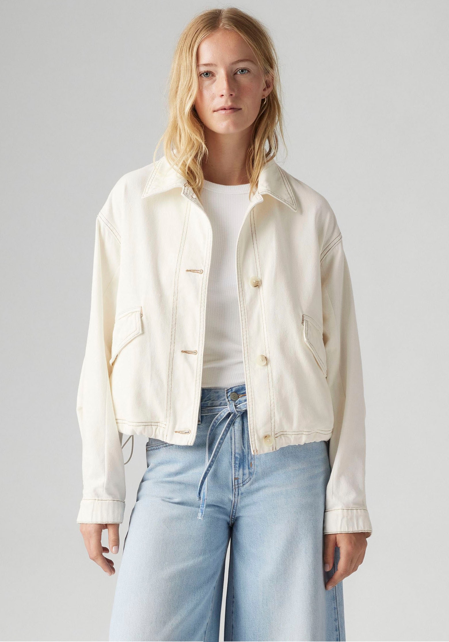 Levi's® Jeansjacke »JANIS UTILITY J«, ohne Kapuze, in weiter, bequemer Passform