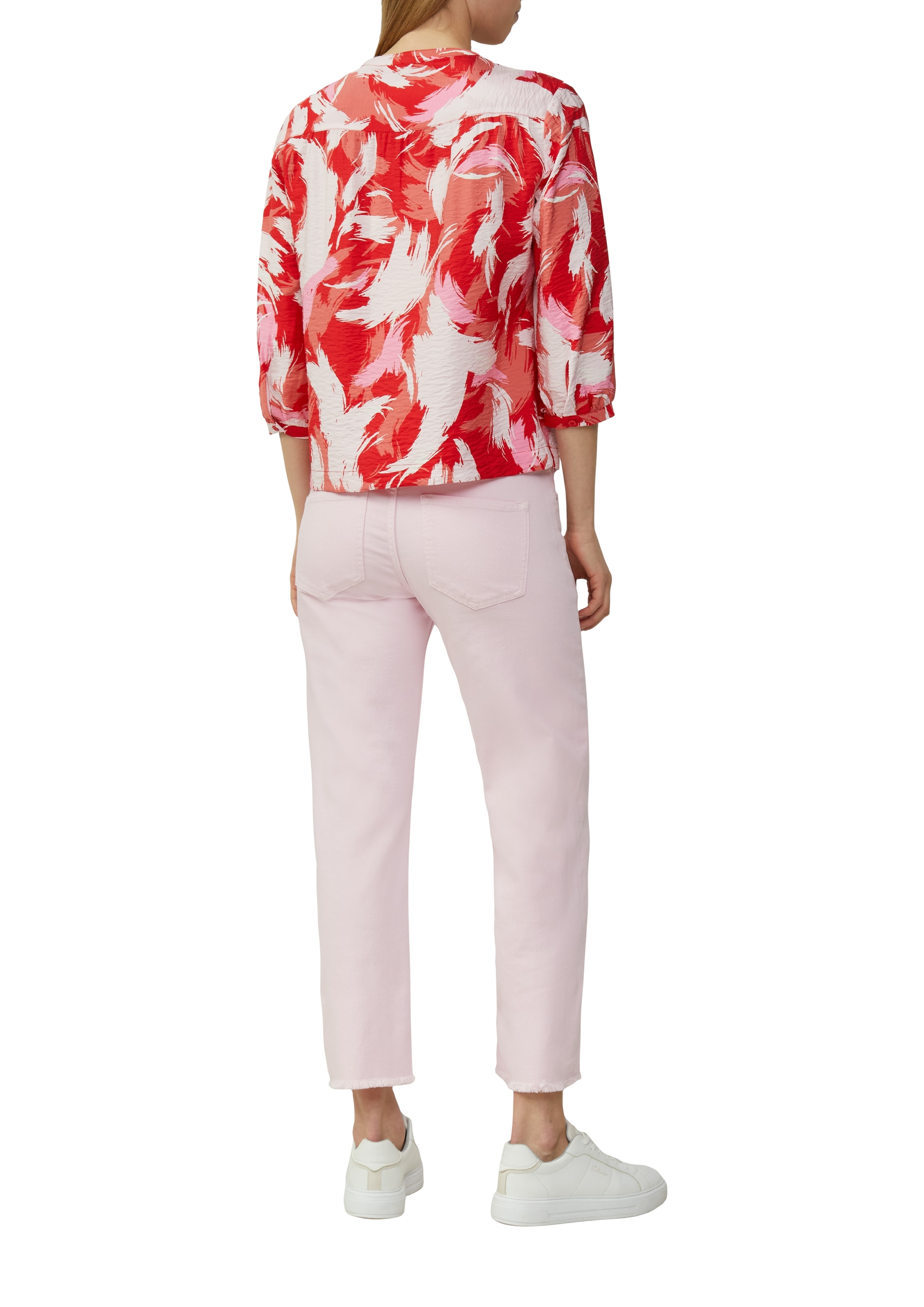 s.Oliver Hemdbluse, im Tunika-Stil und mit Muster