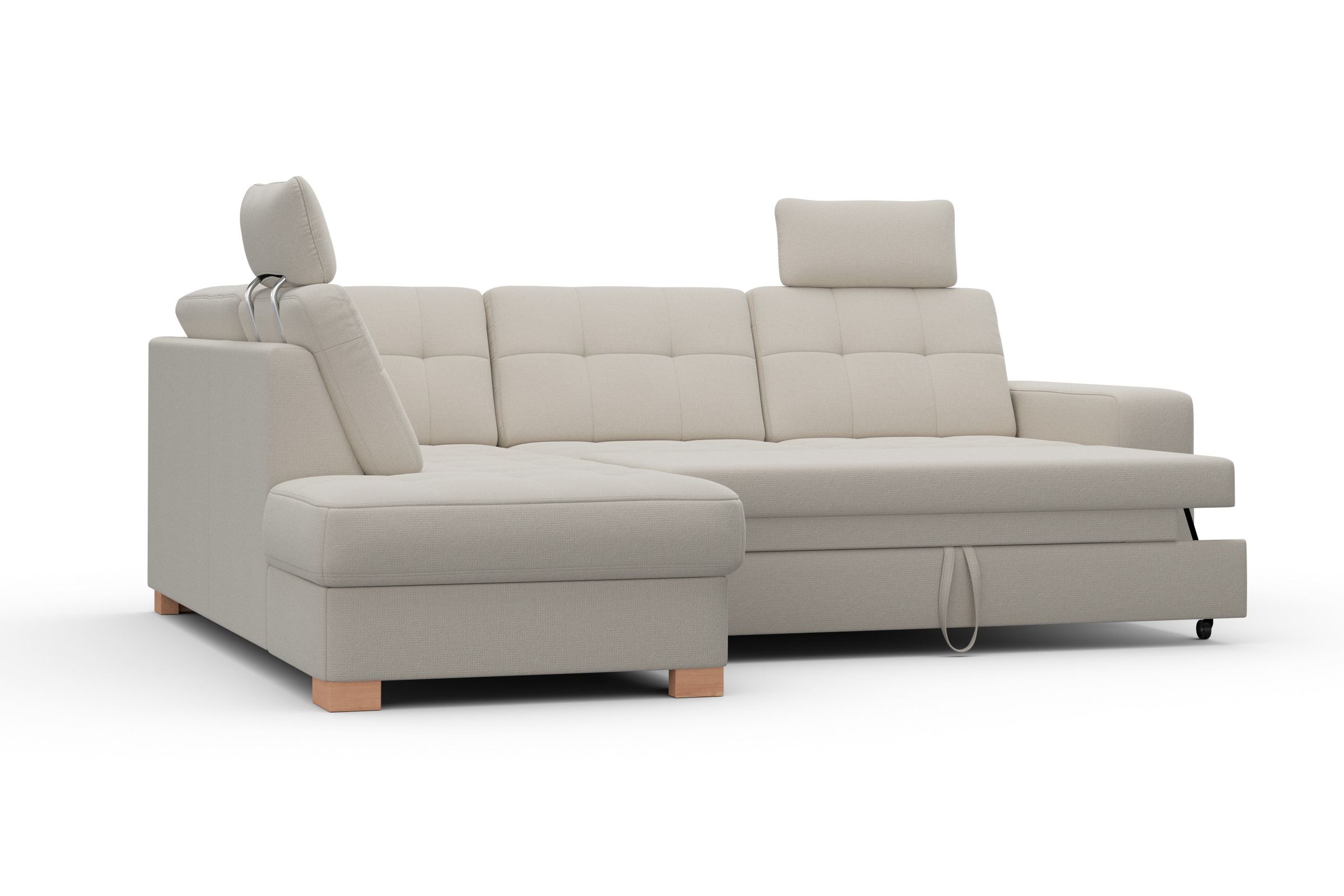 sit&more Ecksofa »Quincy L-Form«, wahlweise mit Bettfunktion und Bettkasten
