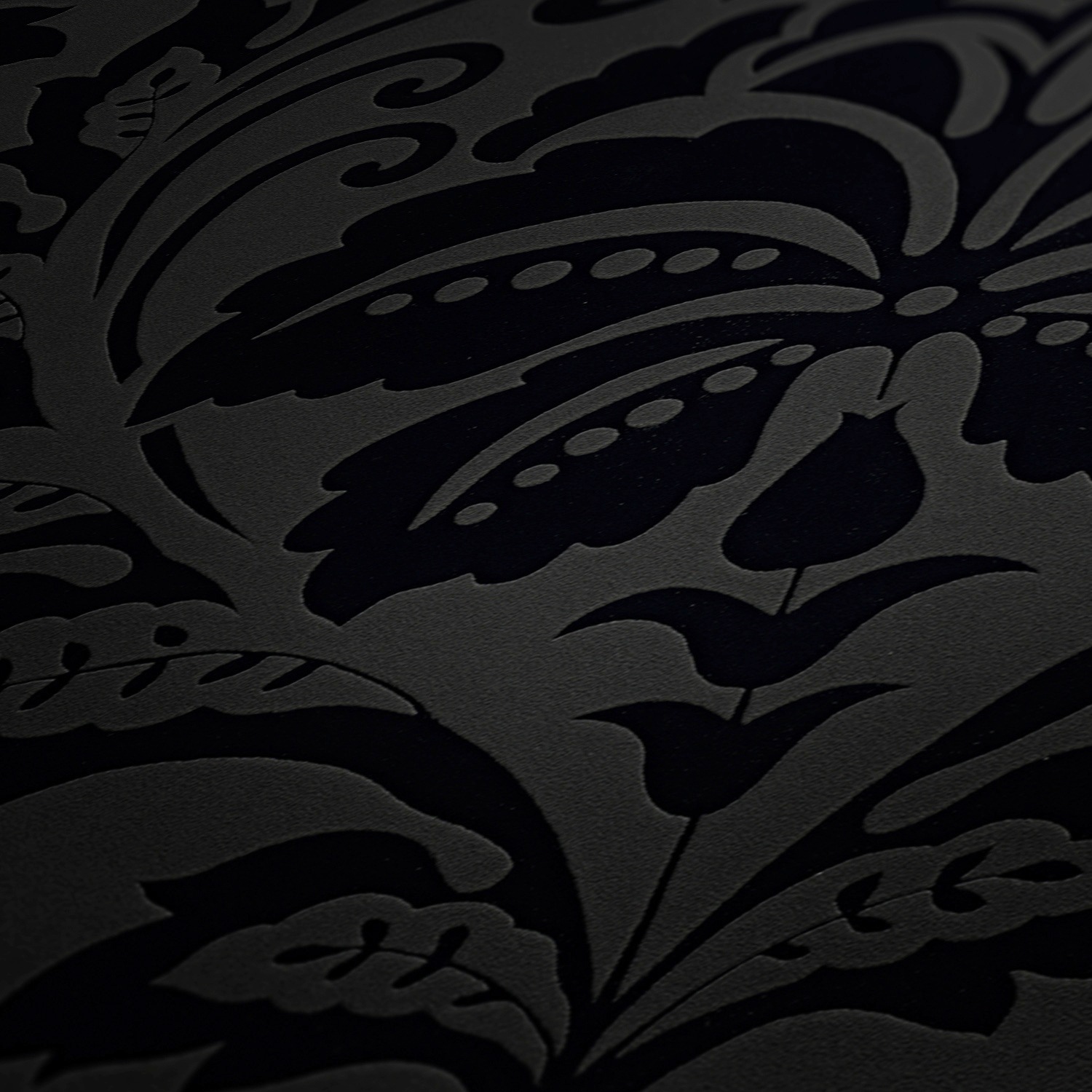 living walls Vliestapete »Black & White«, Barock-ornamental-gemustert, Ornament Tapete Barock Tapeten Wohnzimmer Schlafzimmer Küche modern