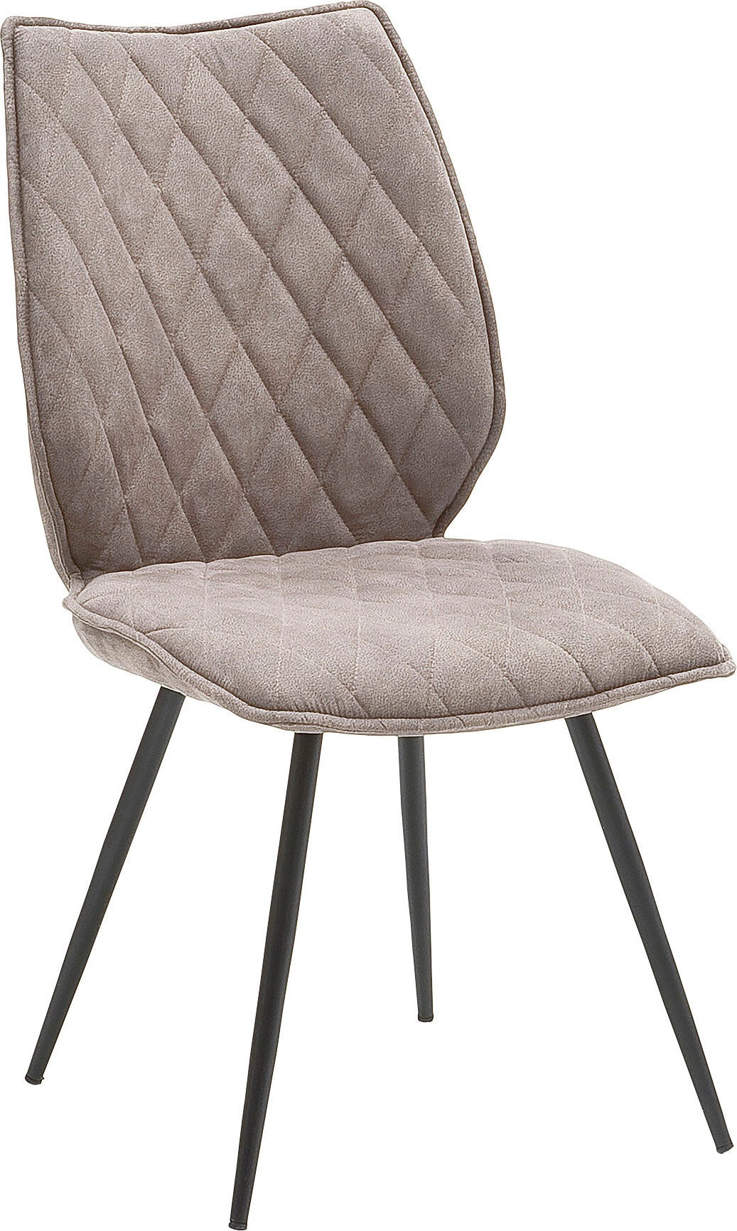 MCA furniture 4-Fußstuhl »Navarra«, 2 St., 2-er Set mit Stoffbezug, belastbar bis 120 kg, Komfortsitzhöhe 48 cm