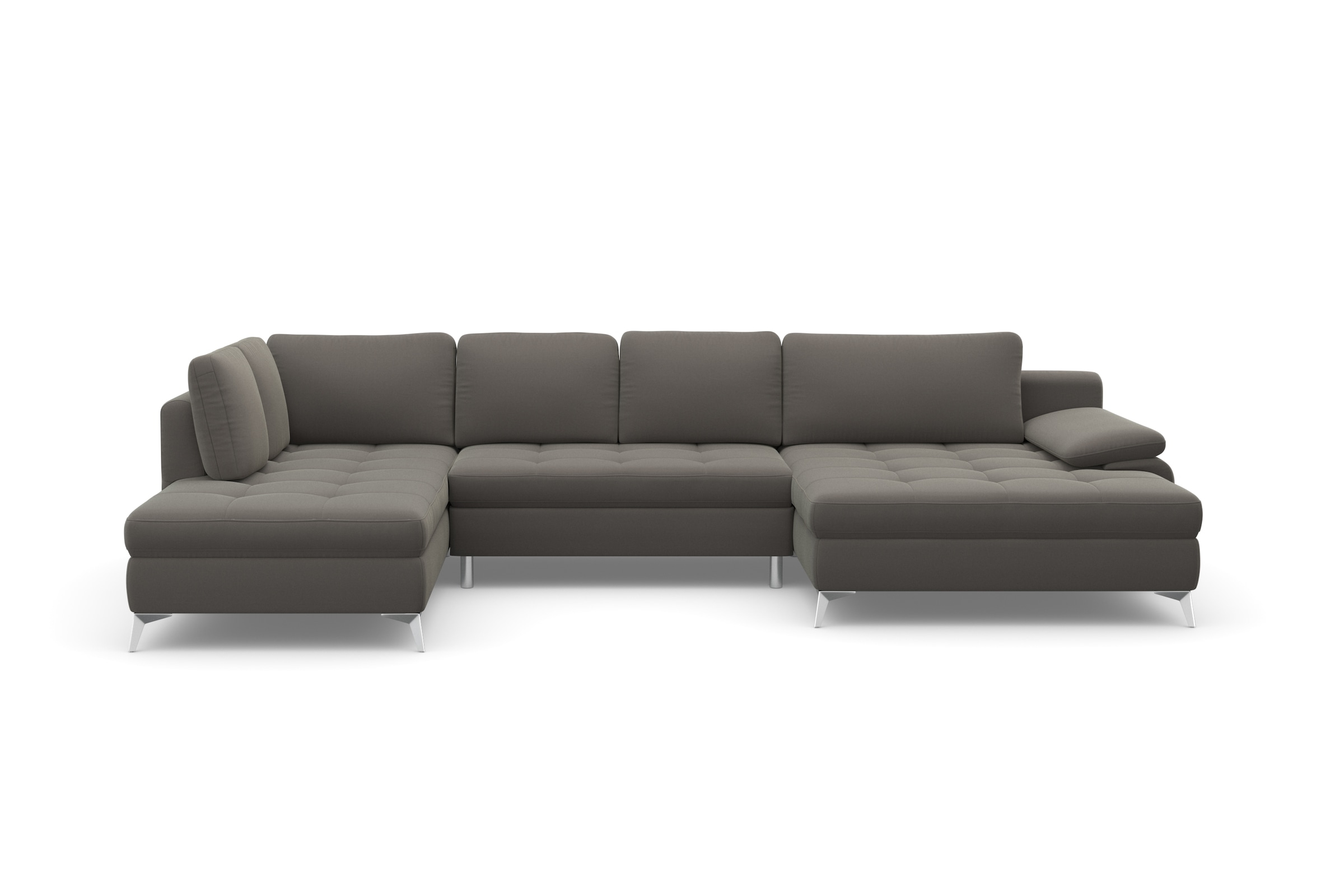 sit&more Wohnlandschaft »Latigo U-Form« mit Mega-Recamiere, wahlweise mit Bettfunktion und Bettkasten