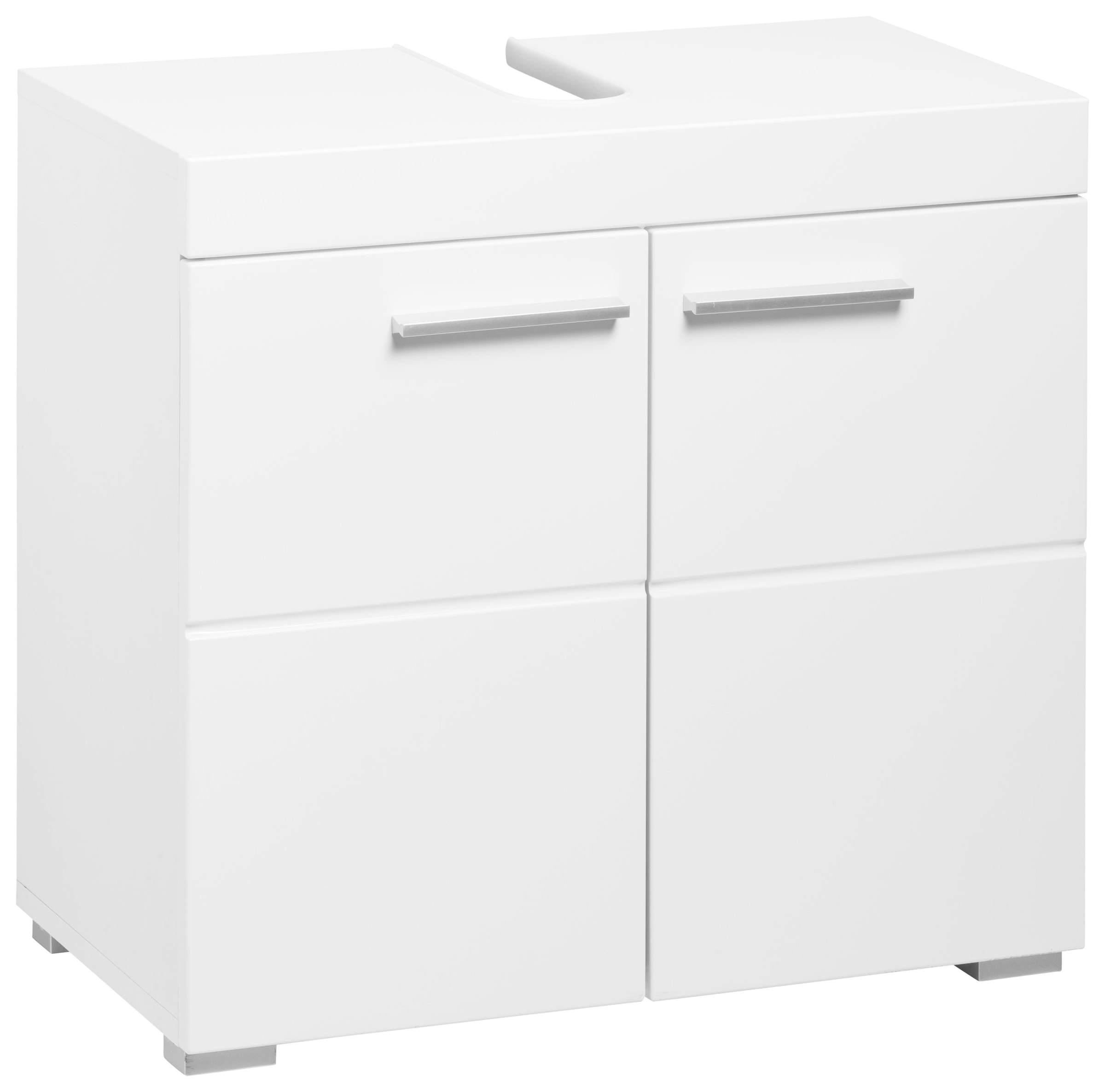 welltime Waschbeckenunterschrank »Avena« Waschtisch 2türig- Aussparung 26/8 cm - (B/T/H) 60/34/56 cm