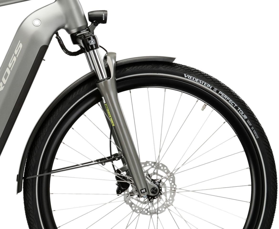 Kross »E-Citybike Damen Sentio 6.0 28" rot - Shimano Mittelmotor« 8 Gang Shimano Nexus Schaltwerk Nabenschaltung Mittelmotor 250 W SHIMANO 36 V/250 W E6100, Mittelmotor