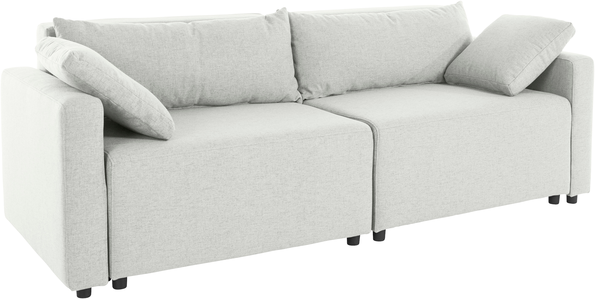 INOSIGN 2-Sitzer »Marva 2tlg.«, beide Elemente ausziehbar für Bettfunktion, mit Bettkasten
