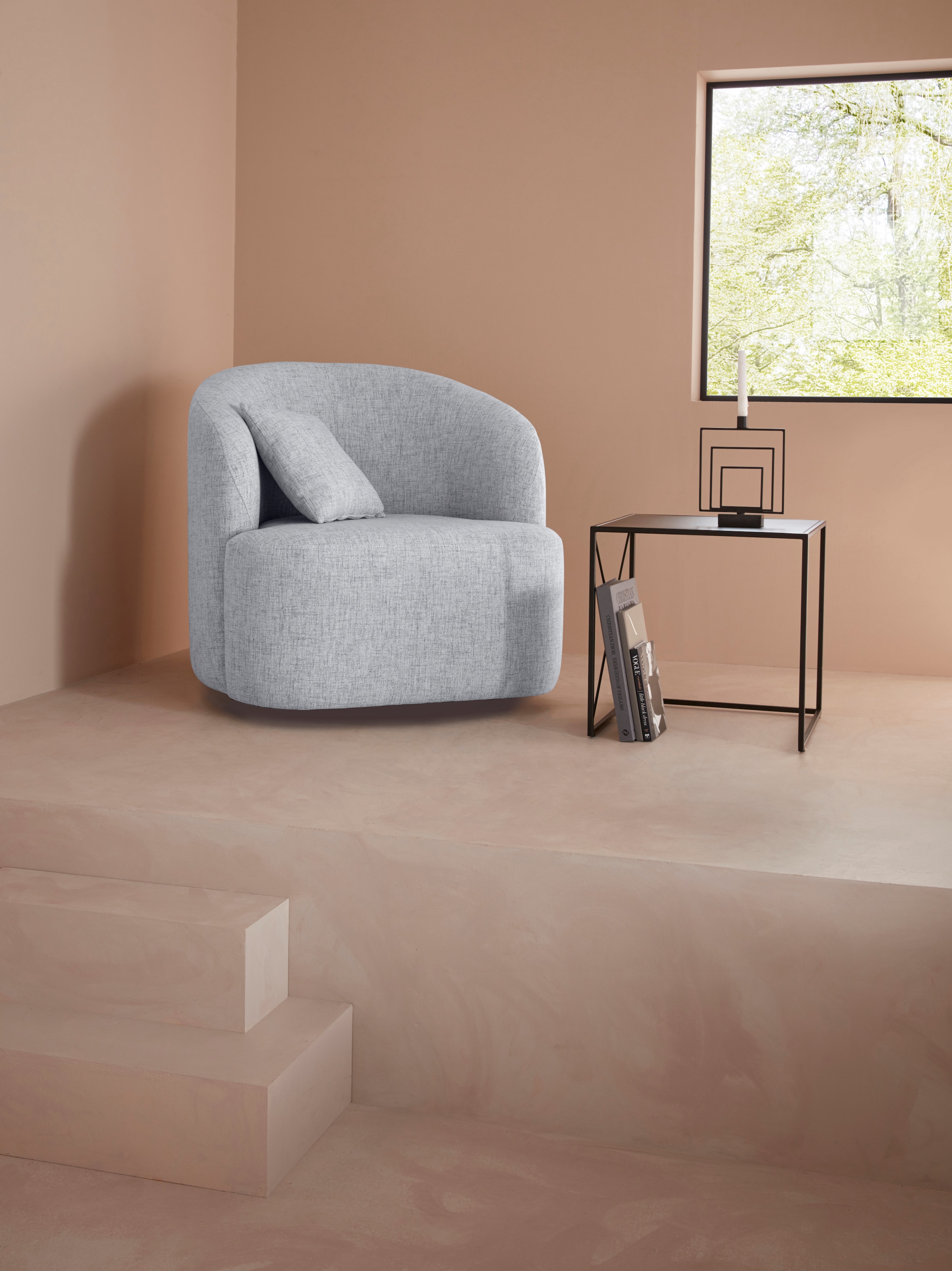 LeGer Home by Lena Gercke Drehsessel »Dilara Sessel« gerundete Rückenlehne günstig online kaufen