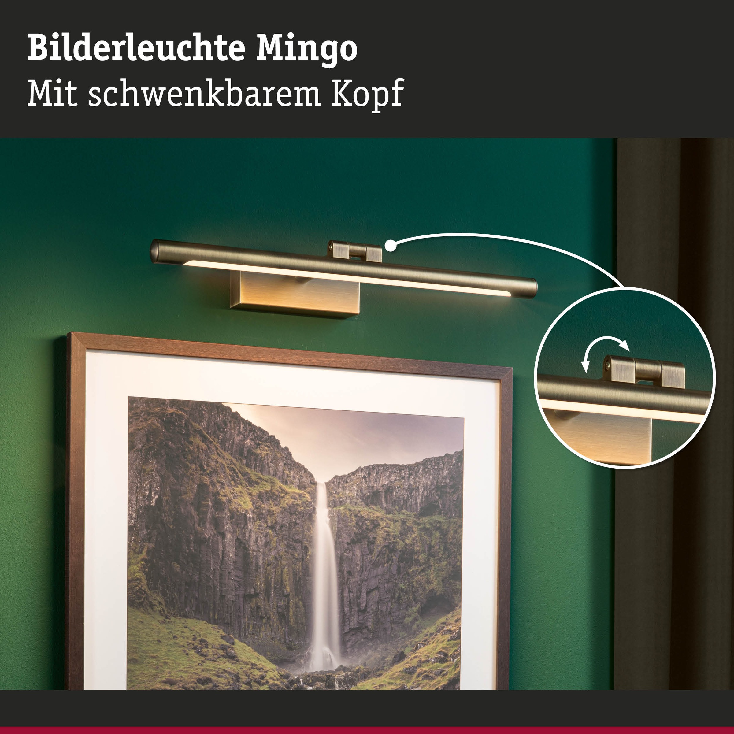 Paulmann LED Bilderleuchte »Mingo 3000K, 230V«, 1 flammig