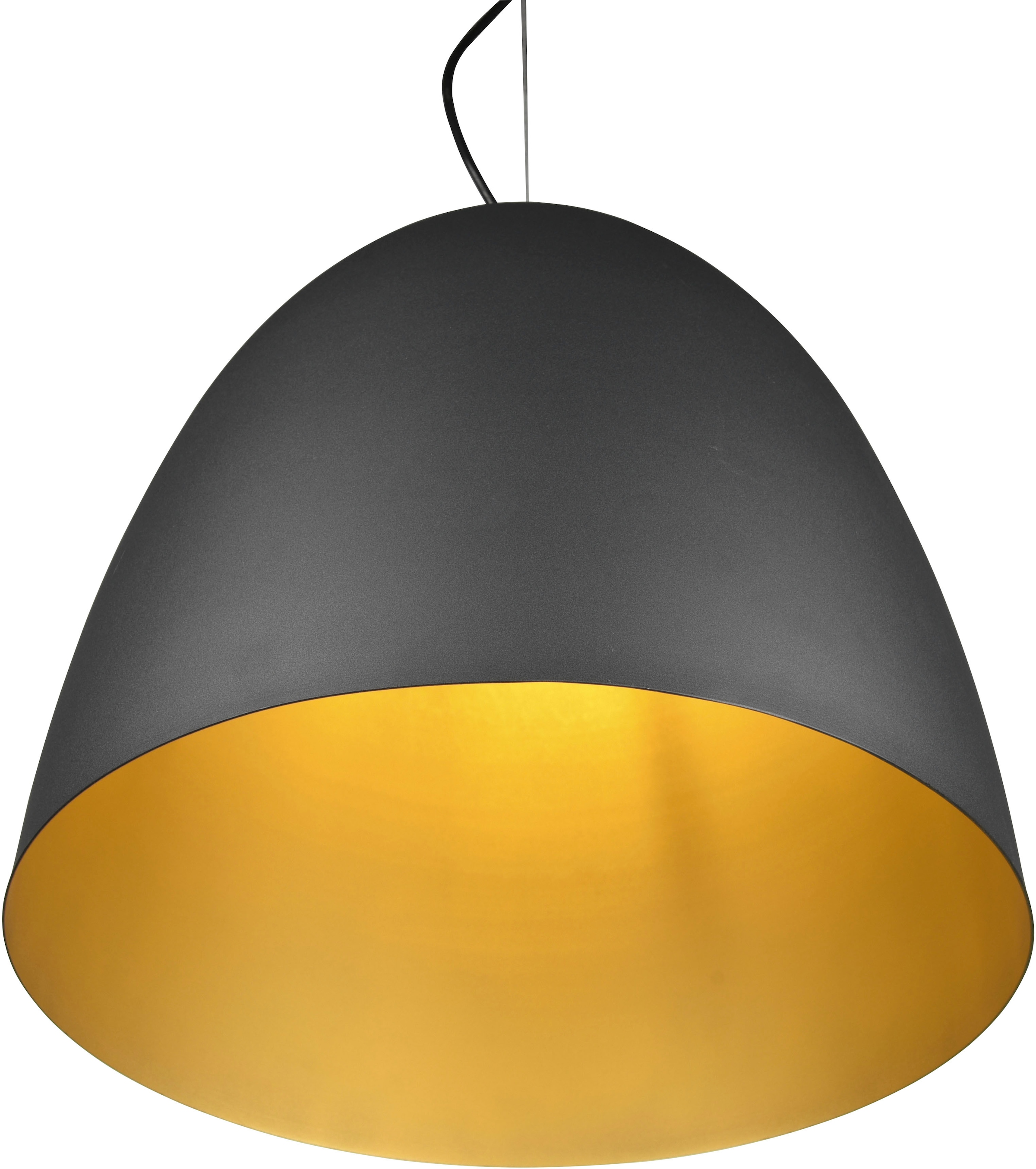 TRIO Leuchten Pendelleuchte »Tilda«, 1 flammig, Leuchtmittel E27 | ohne Leuchtmittel, elegante Hängelampe, max 150cm höhenverstellbar, exkl 1xE27 max 40W