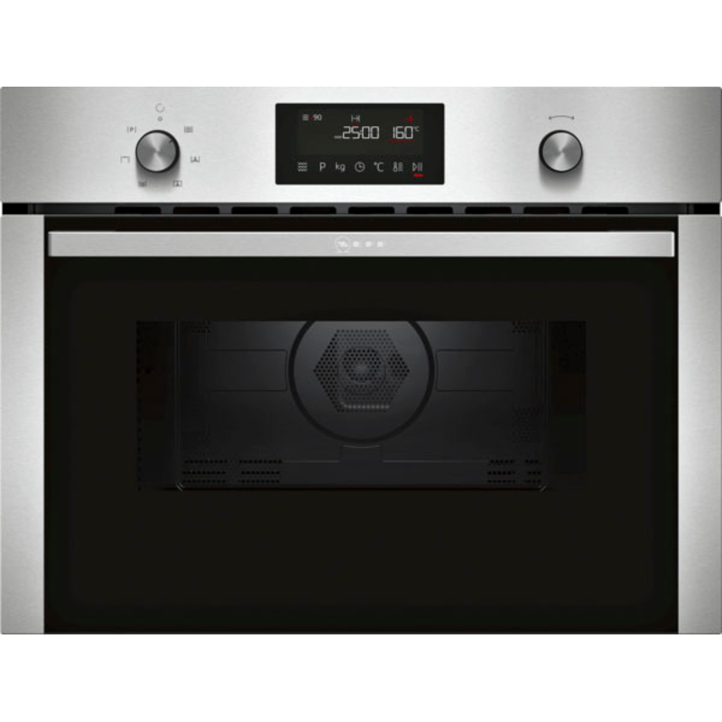 NEFF Einbau-Mikrowelle »N 50 C1CMG84N0« Großflächengrill Heißluft Mikrowelle Thermogrill 3350 W Edelstahl