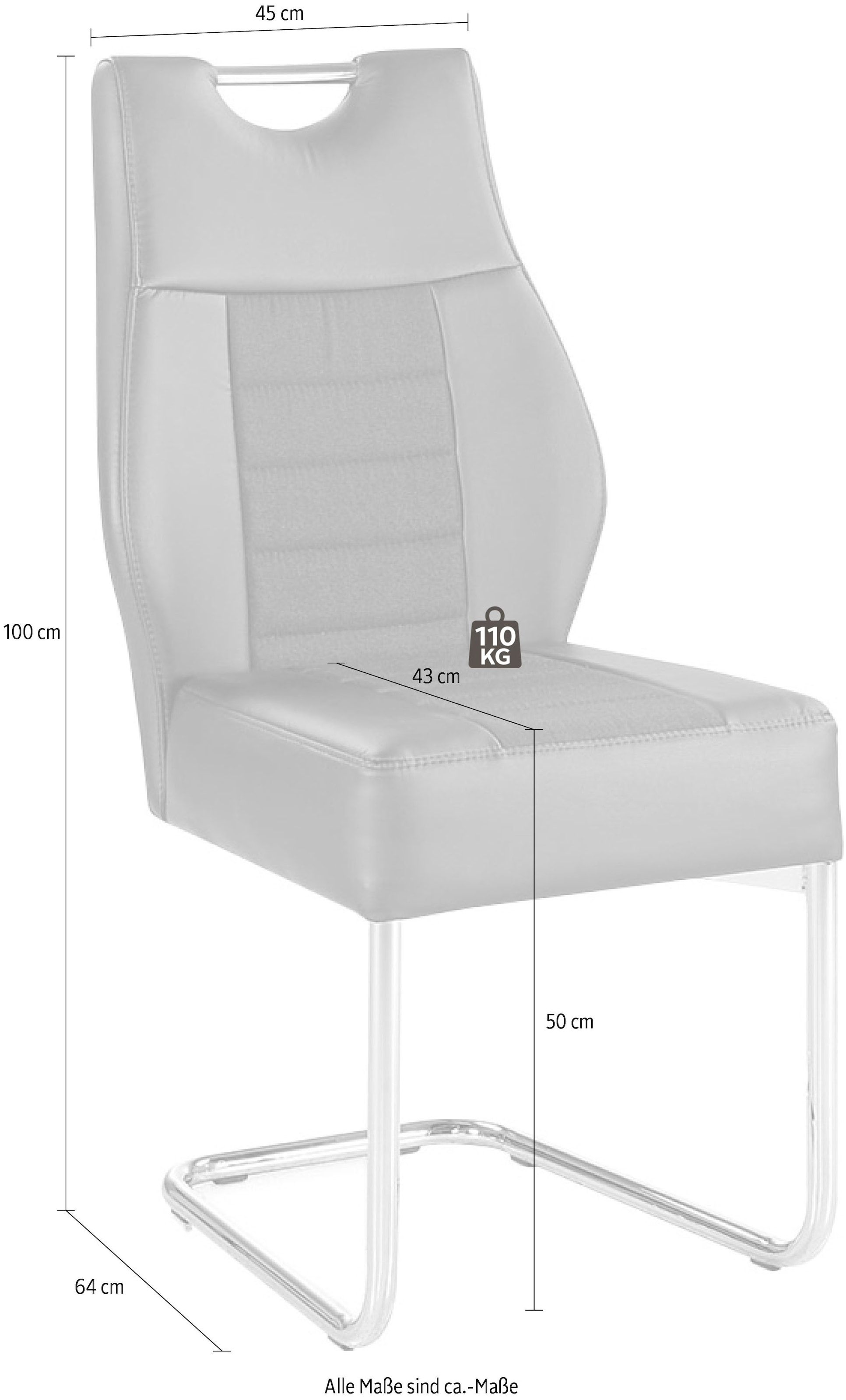 Jockenhöfer Gruppe Freischwinger »Nicky« (Set) 4 Stk.2 oder 4 Stück, mit be günstig online kaufen