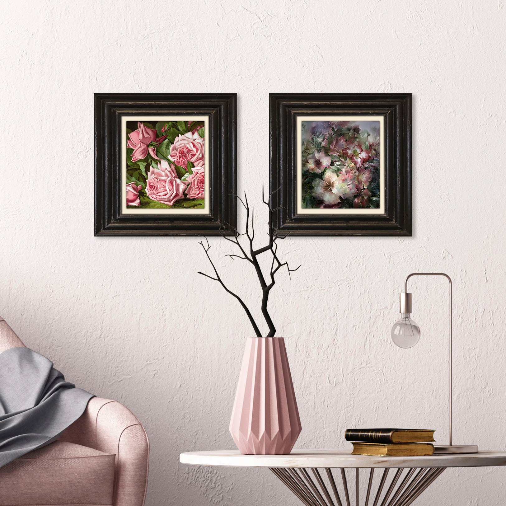 queence Leinwandbild »Blumen«, Kunst-Blumen-Blumenbilder-Stillleben-Garten- günstig online kaufen