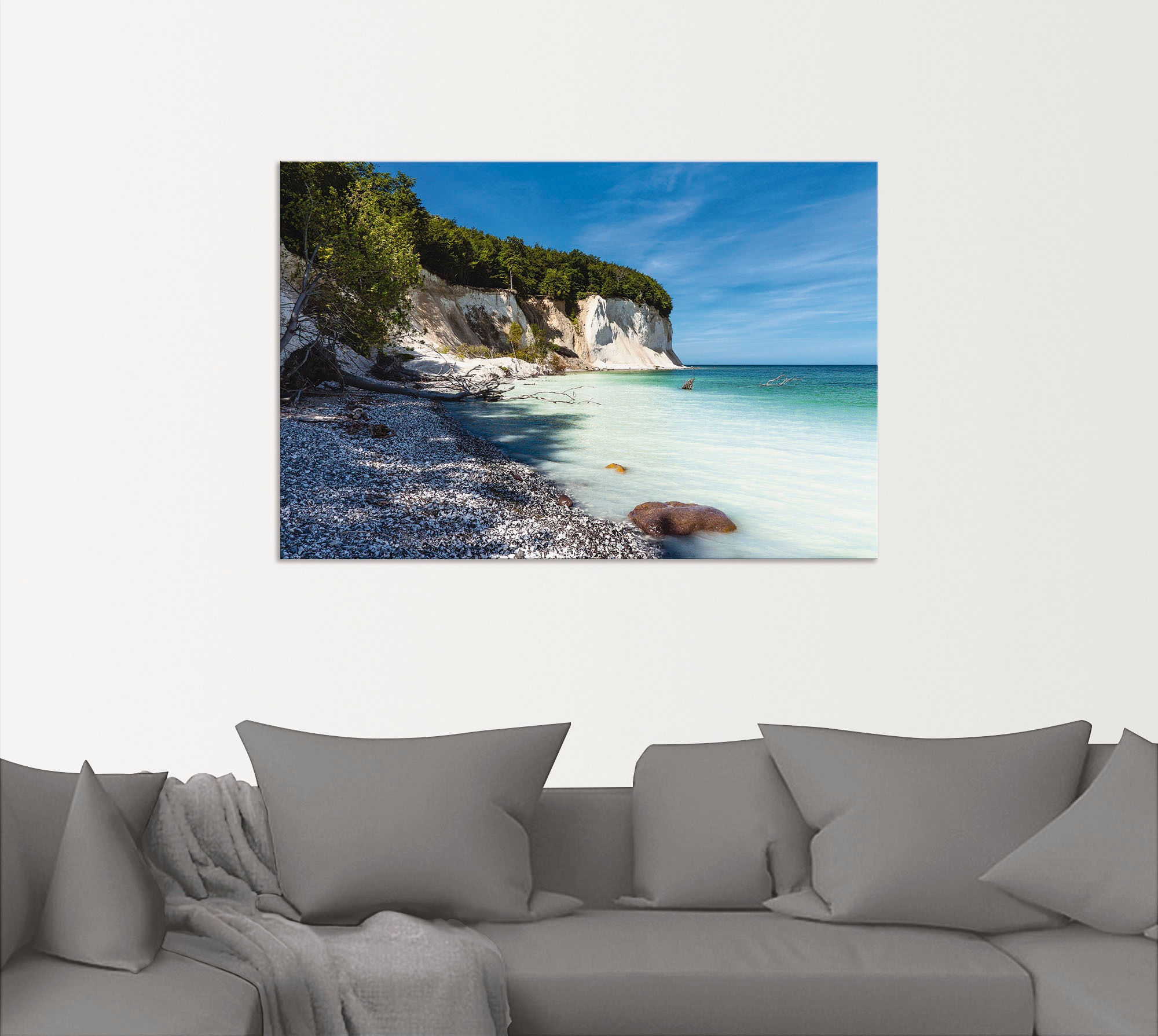 Artland Wandbild »Kreidefelsen auf der Insel Rügen III«, Küste, (1 St.), al günstig online kaufen