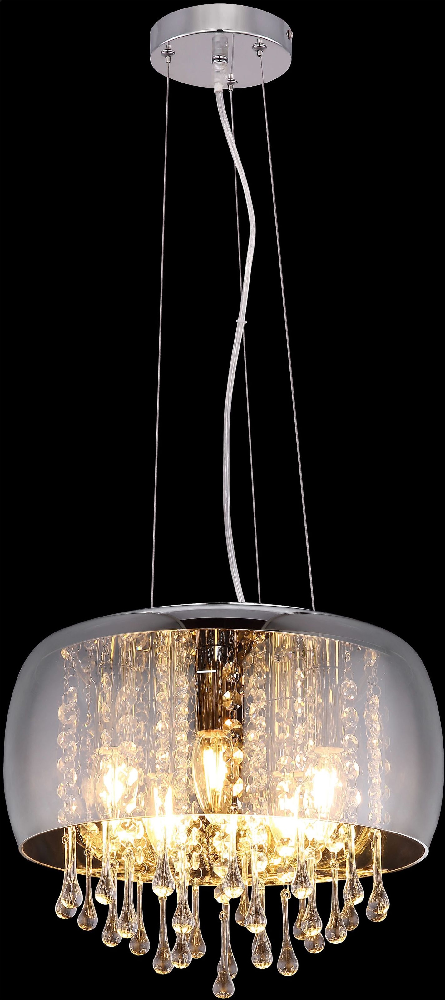 GLOBO LIGHTING Hängeleuchte »KALLA«, Leuchtmittel E14 | ohne Leuchtmittel, kürzbar