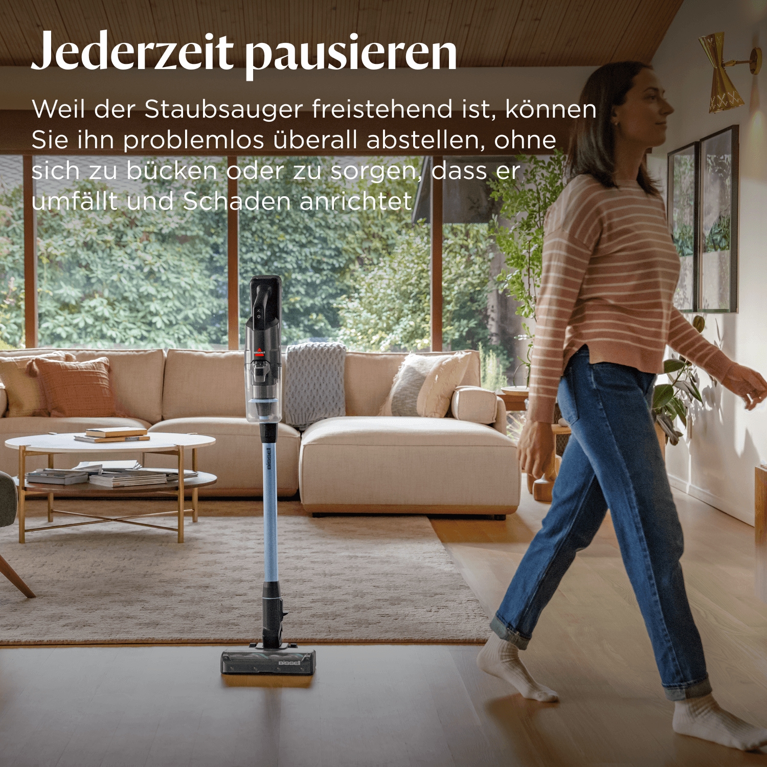 Bissell Akku-Stielstaubsauger »4090N PowerClean FurFinder Select«