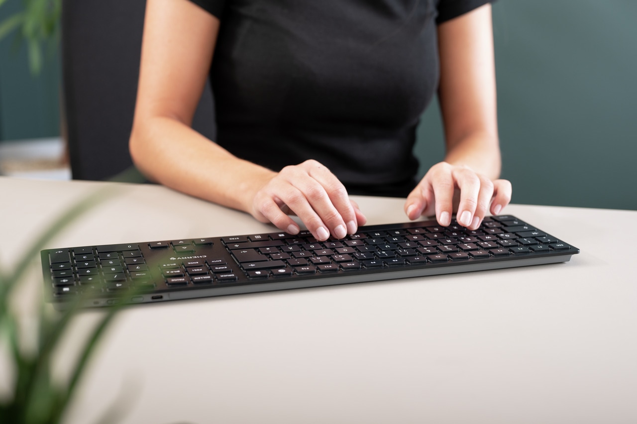 Cherry Tastatur »KW 9100 SLIM« ()