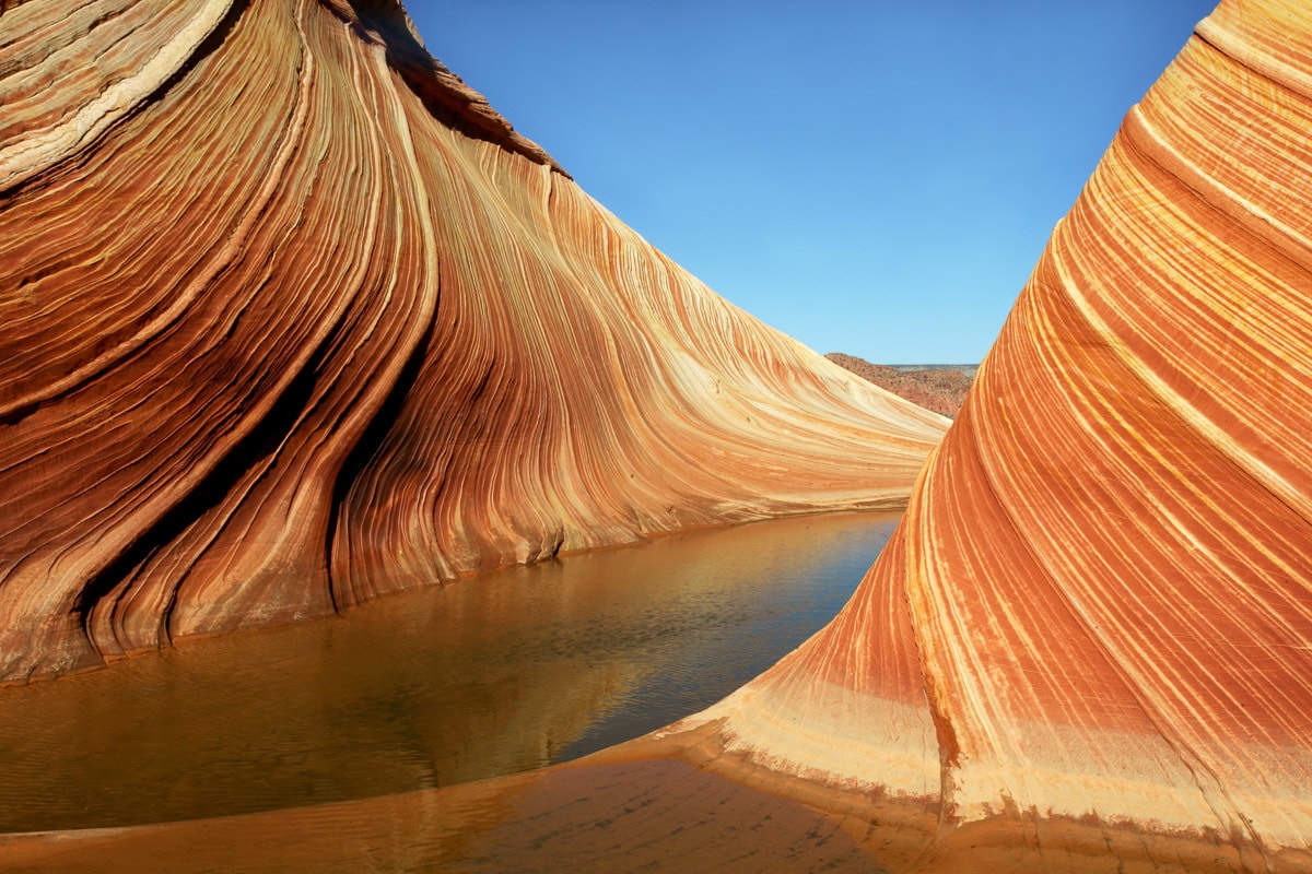 Papermoon Fototapete »Wellen Pariah Canyon« günstig online kaufen