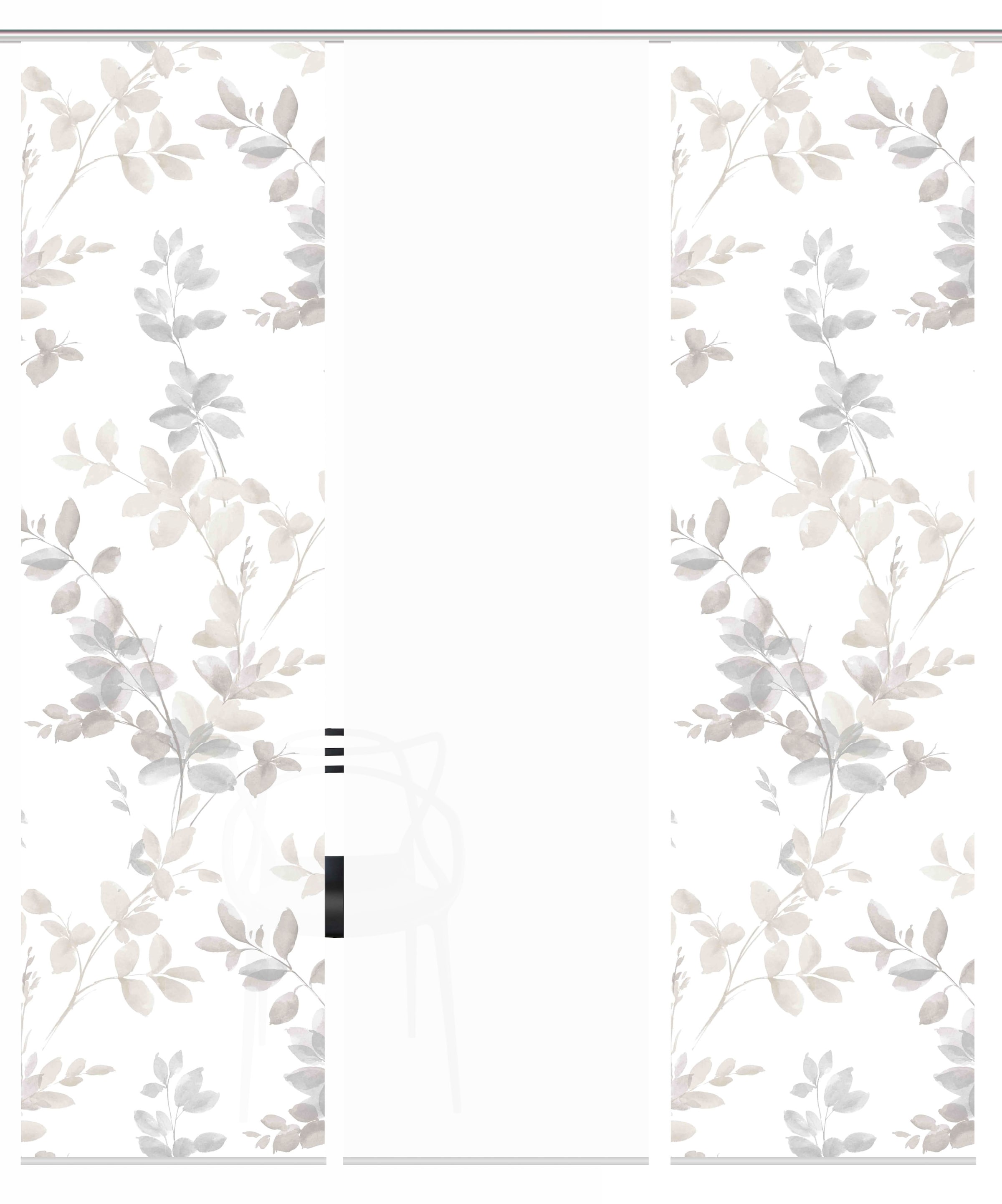 HOME WOHNIDEEN Schiebegardine »3er SET«, (3 St.), Schiebevorhang Digidruck 3er Set AYLA
