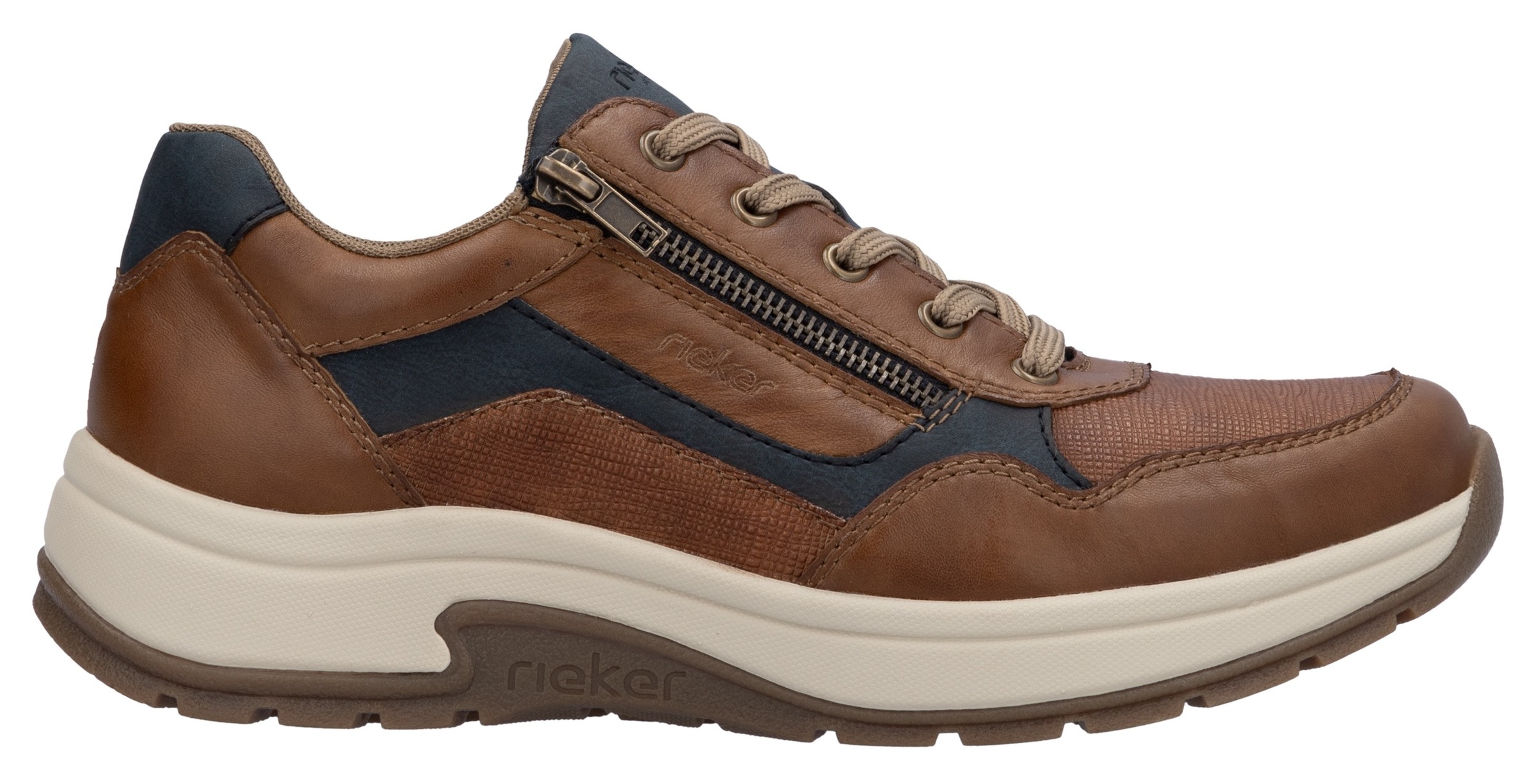 Rieker Sneaker  , Halbschuh, Freizeitschuh, Schnürschuh in bequemer Form