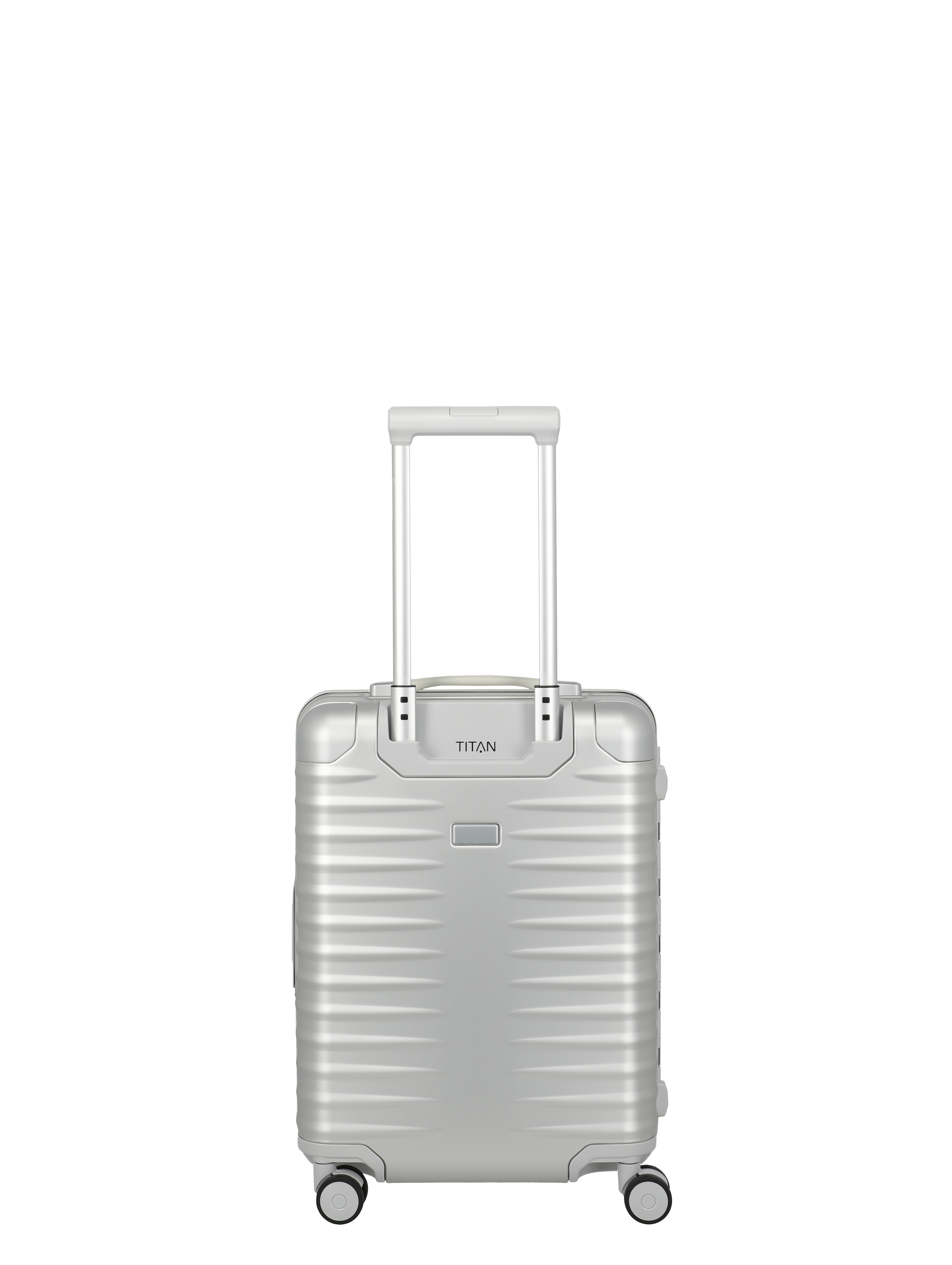 TITAN® Trolley »ETERNITY Aluminium Koffer Premium« 45 l 4 Rollen mit TSA-Rahmenverschluss, Smart Frame, Flüsterrollen – Made in Germany