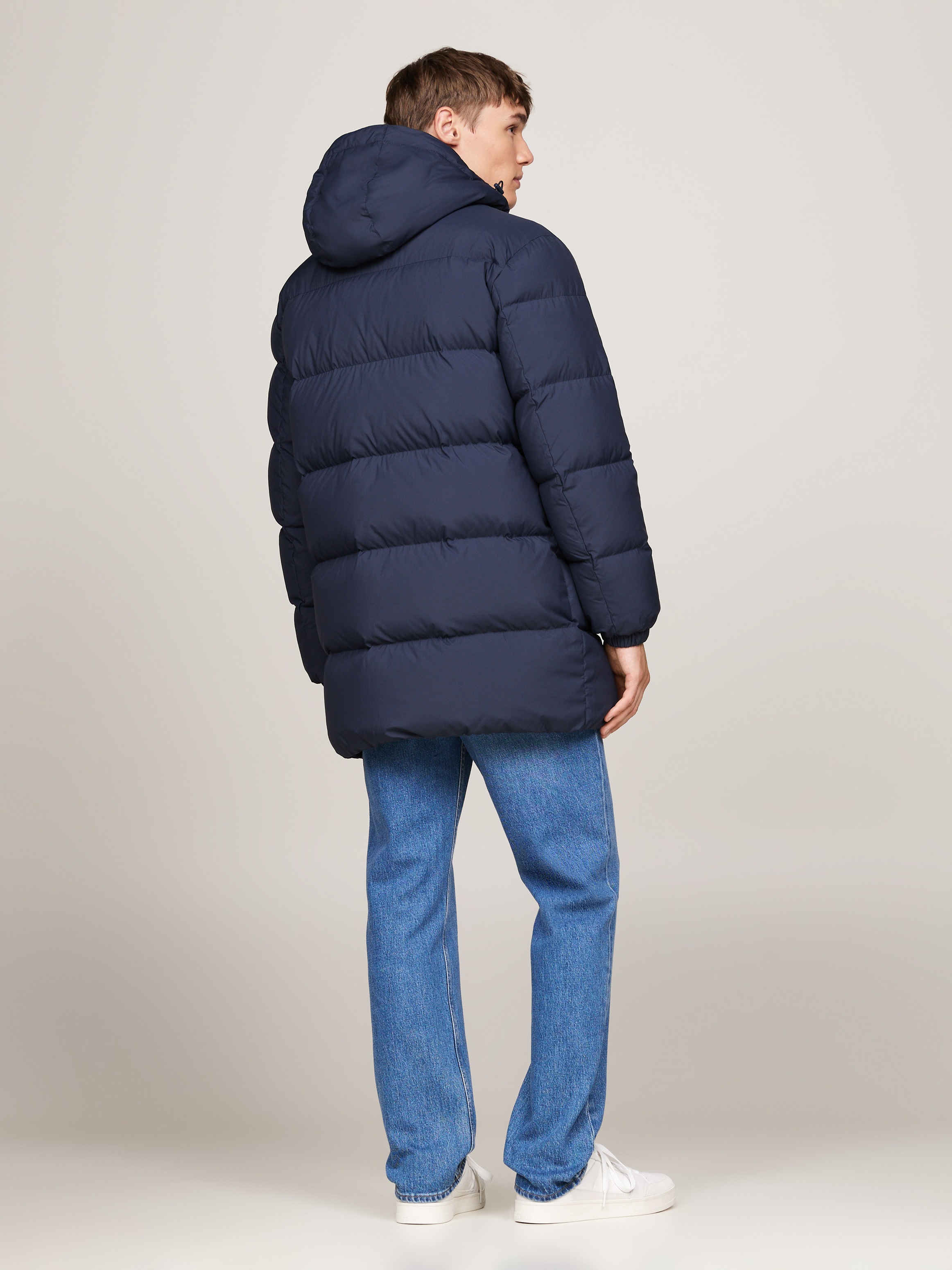 Tommy Jeans Steppjacke »TJM ESSENTIAL DOWN PARKA«, mit Kapuze, Daunenjacke, Übergangsjacke mit Kapuze