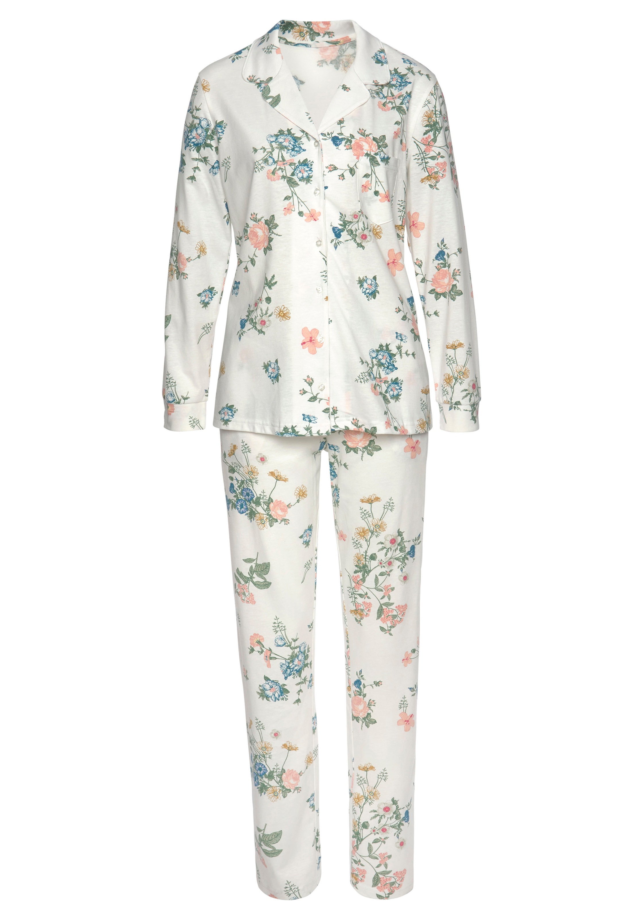 Vivance Dreams Pyjama, mit Blumen Print kaufen günstig
