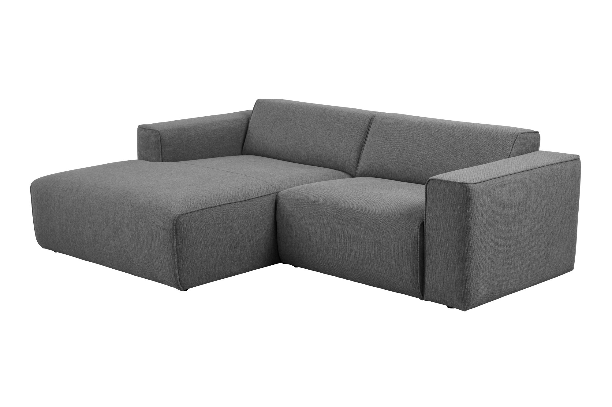 andas Ecksofa »Noord mit Kedernaht, Breite 234 cm«, mit Kedernaht, Breite 234 cm, Cord, Struktur, Webstoff
