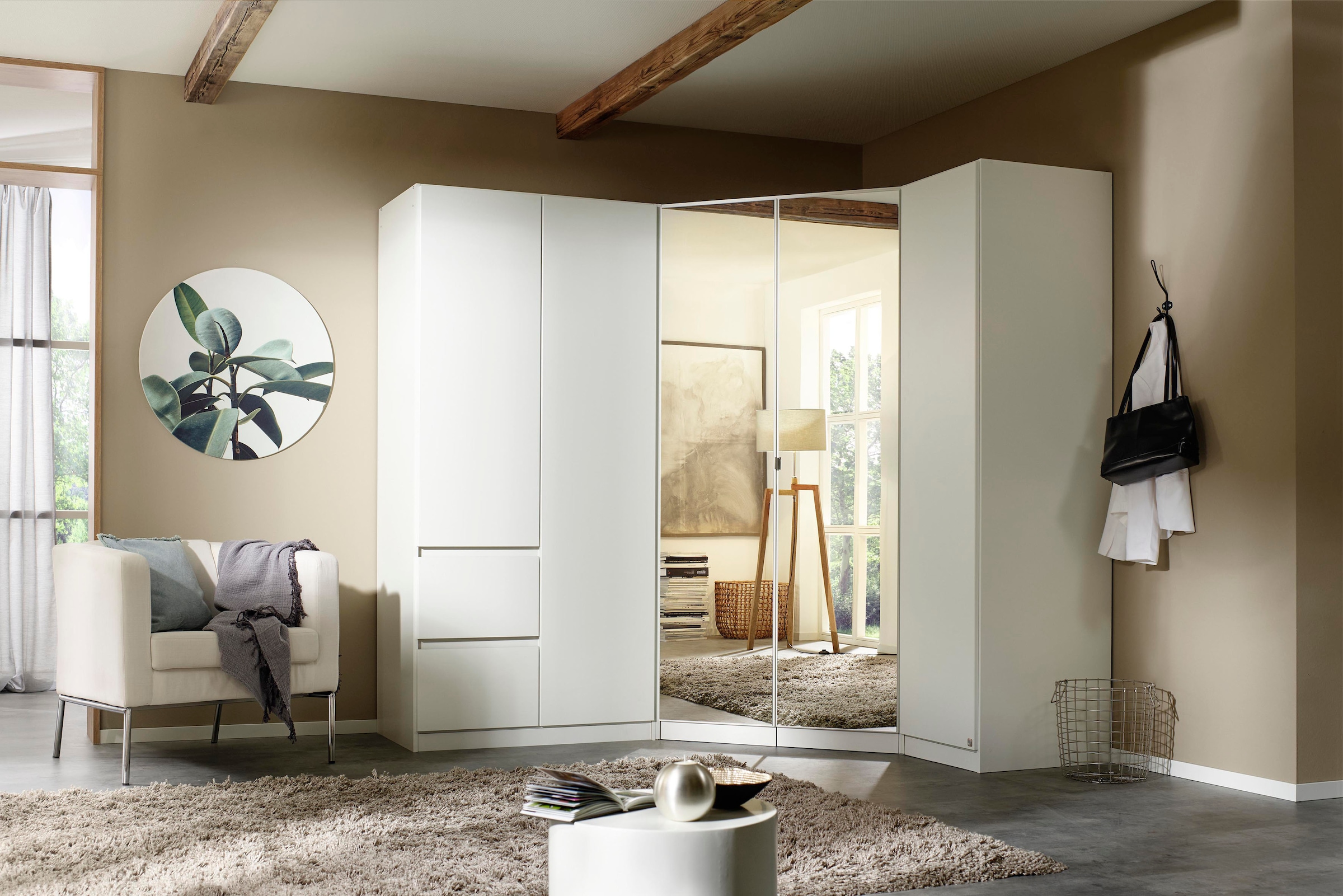 rauch Schrank-Set »Kleiderschrank Schrank Garderobe Wäscheschrank Ankleide NIDDA« Set, Größe 208x163 cm, 