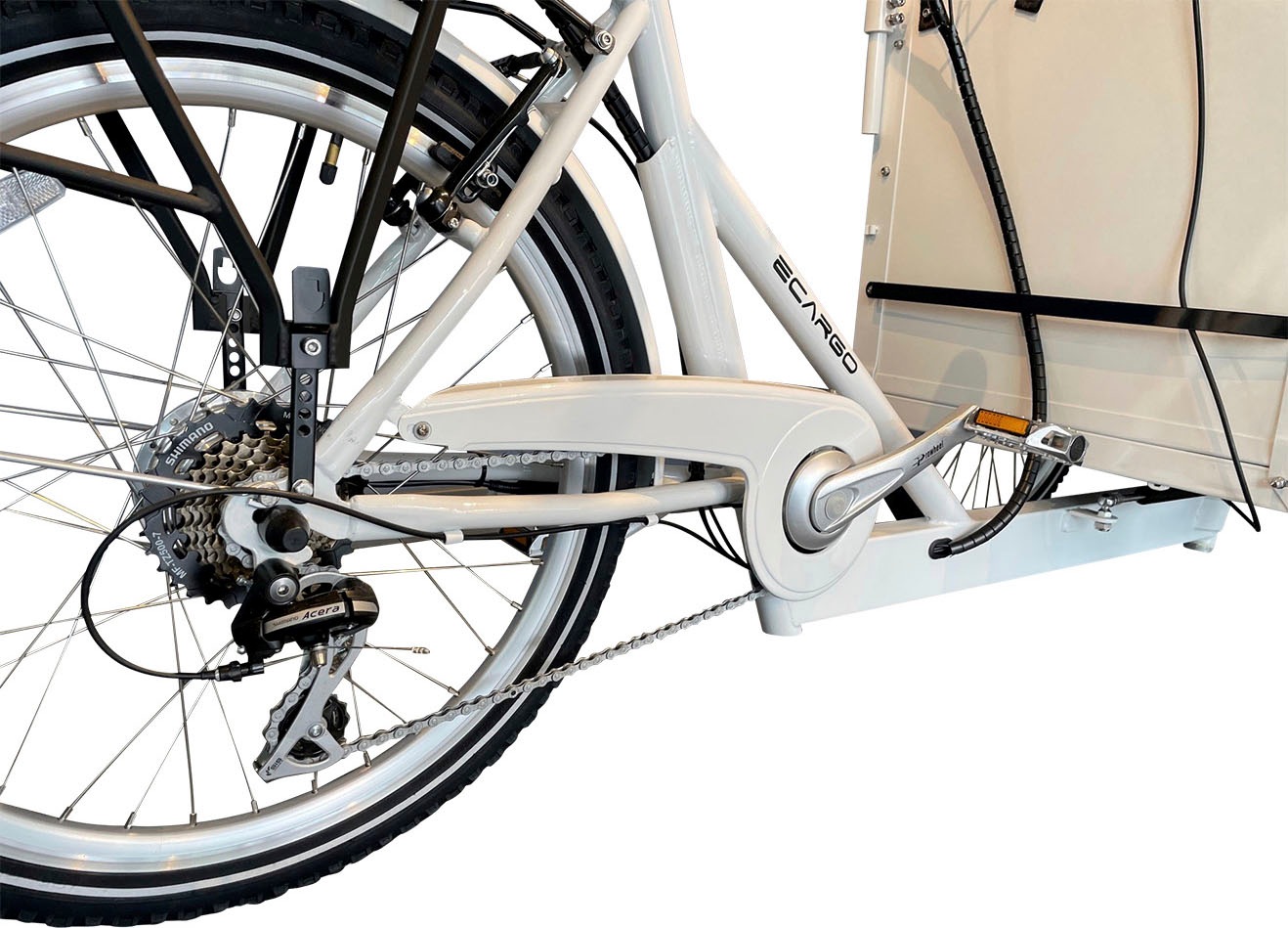GreenStreet E-Bike »Elektrolastenrad E-Cargo«, 7 Gang, Shimano, Acera, Heckmotor 250 W, Pedelec, Elektrofahrrad für Damen u. Herren