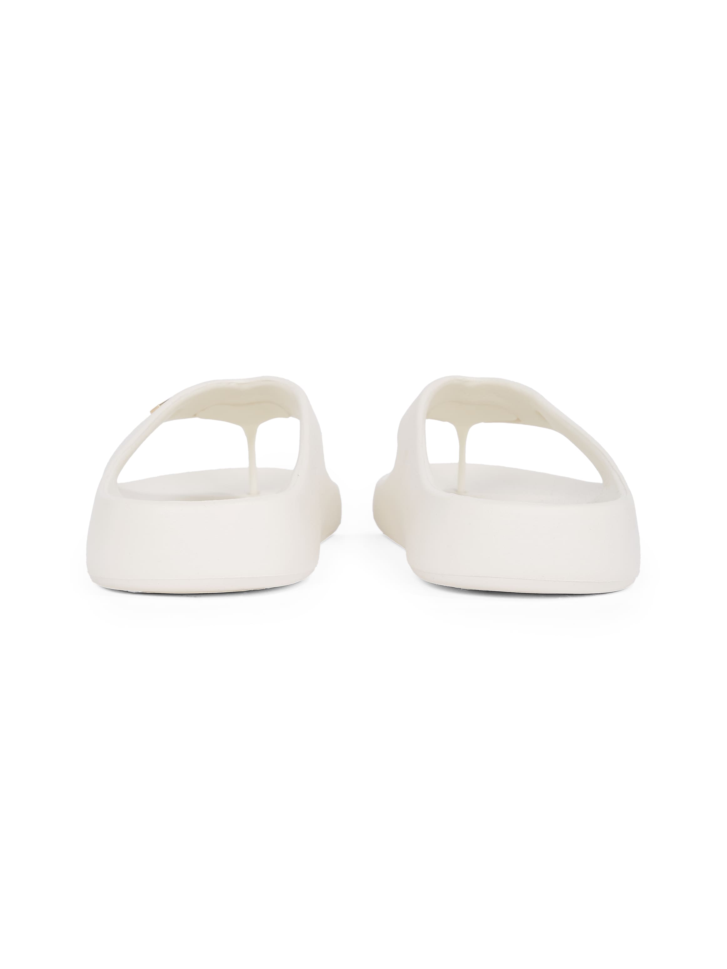 Tommy Hilfiger Zehentrenner »TH COMFORT BEACH SANDAL«, Dianette, Sommerschuh, Bequemschuh mit kleiner Logostickerei