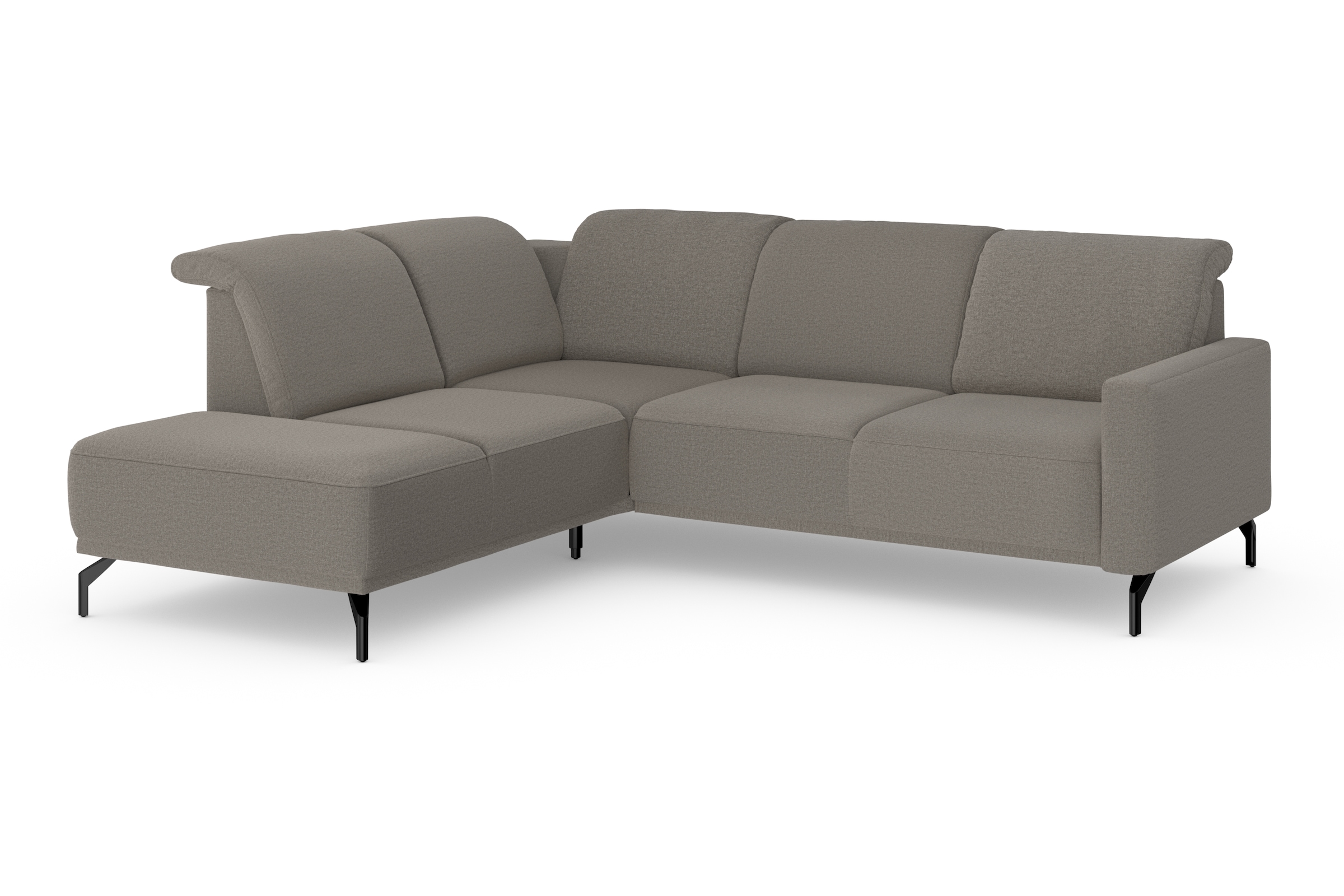 sit&more Ecksofa »Bailando L-Form«, wahlweise mit Kopfteilverstellung und Vorziehsitz, motorisch