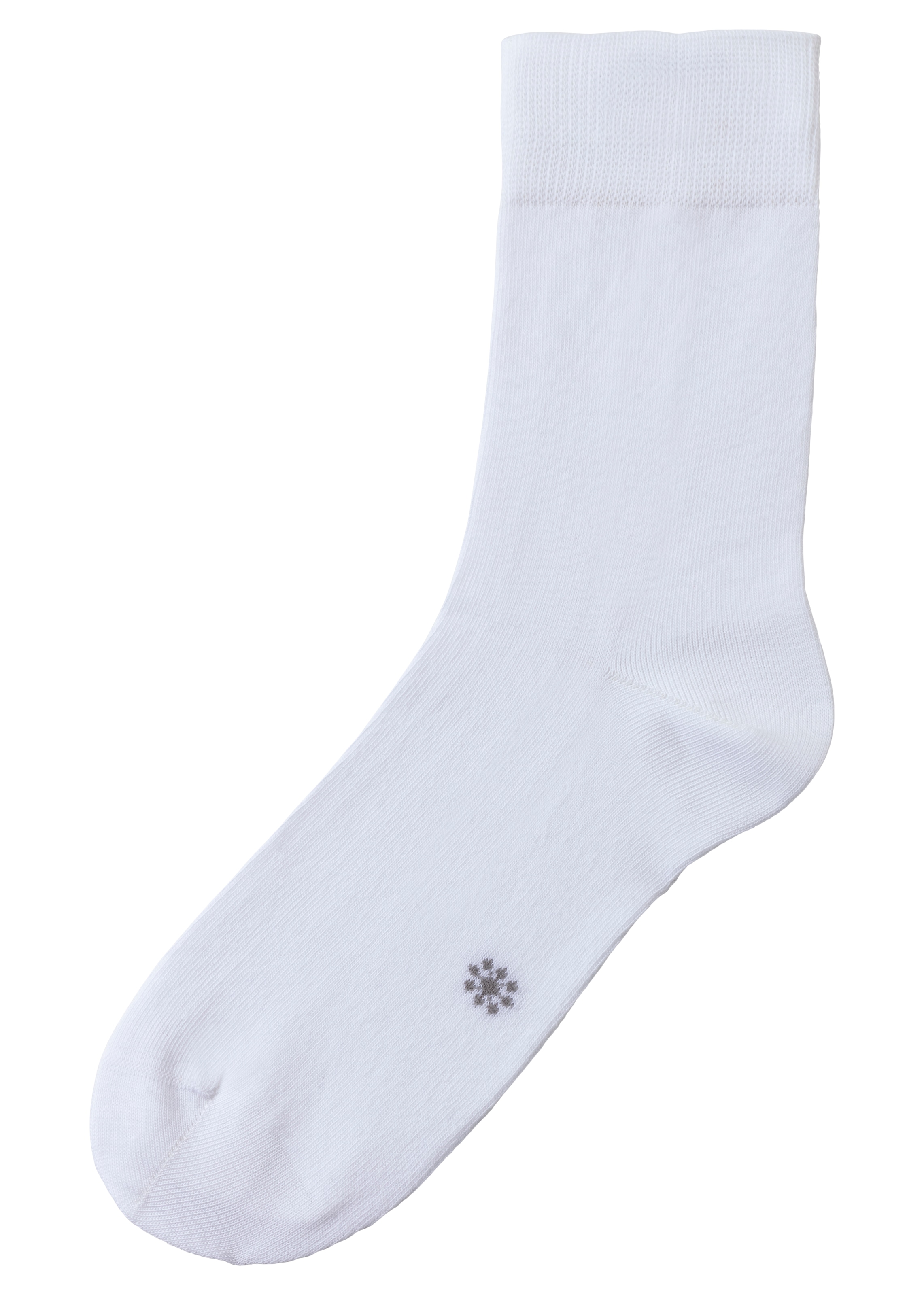 H.I.S Basicsocken, (Packung, 10 Paar), mit eingestrickten Symbolen