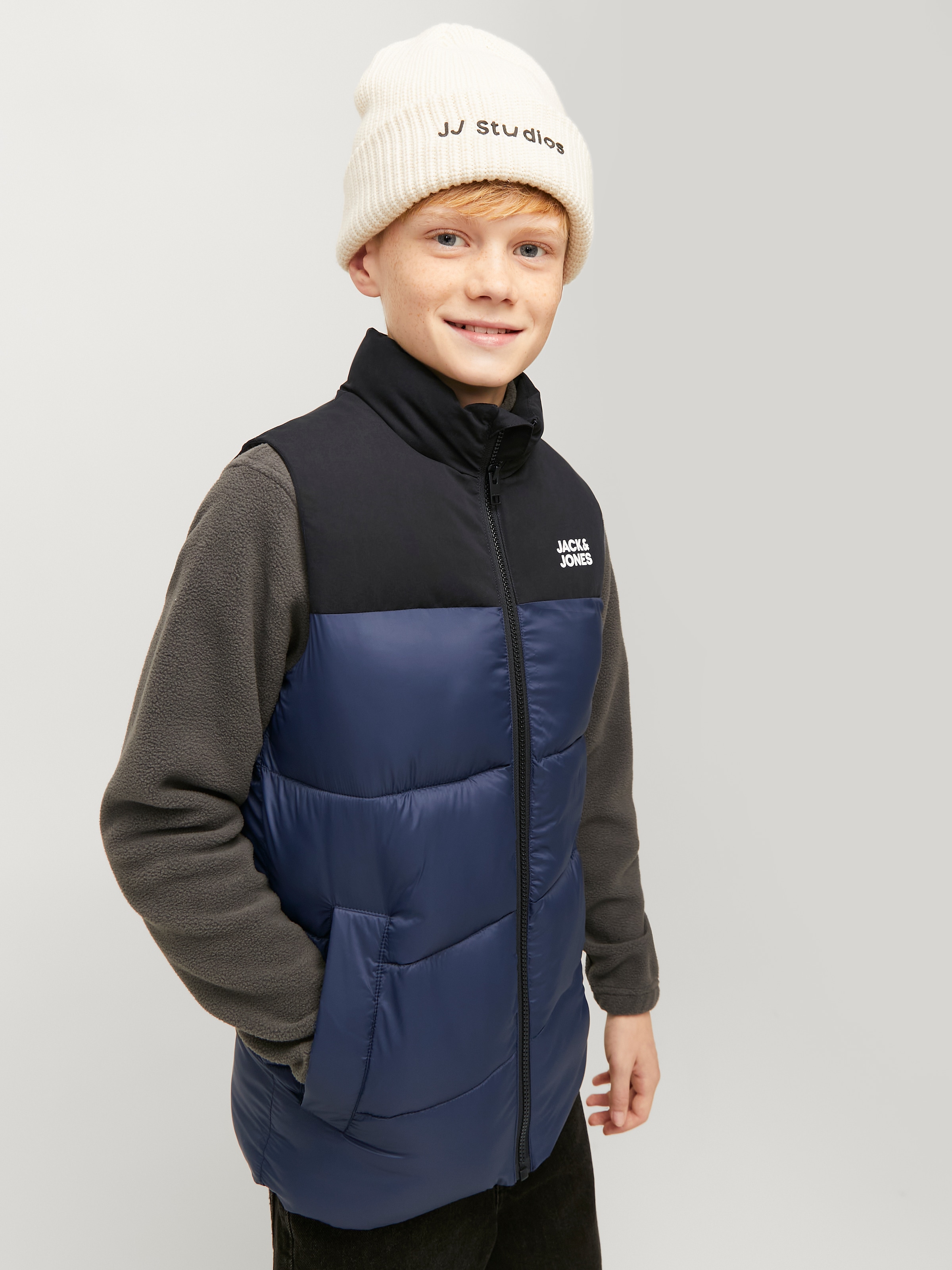 Jack & Jones Junior Kurzweste »JJETOBY BODYWARMER COLLAR«