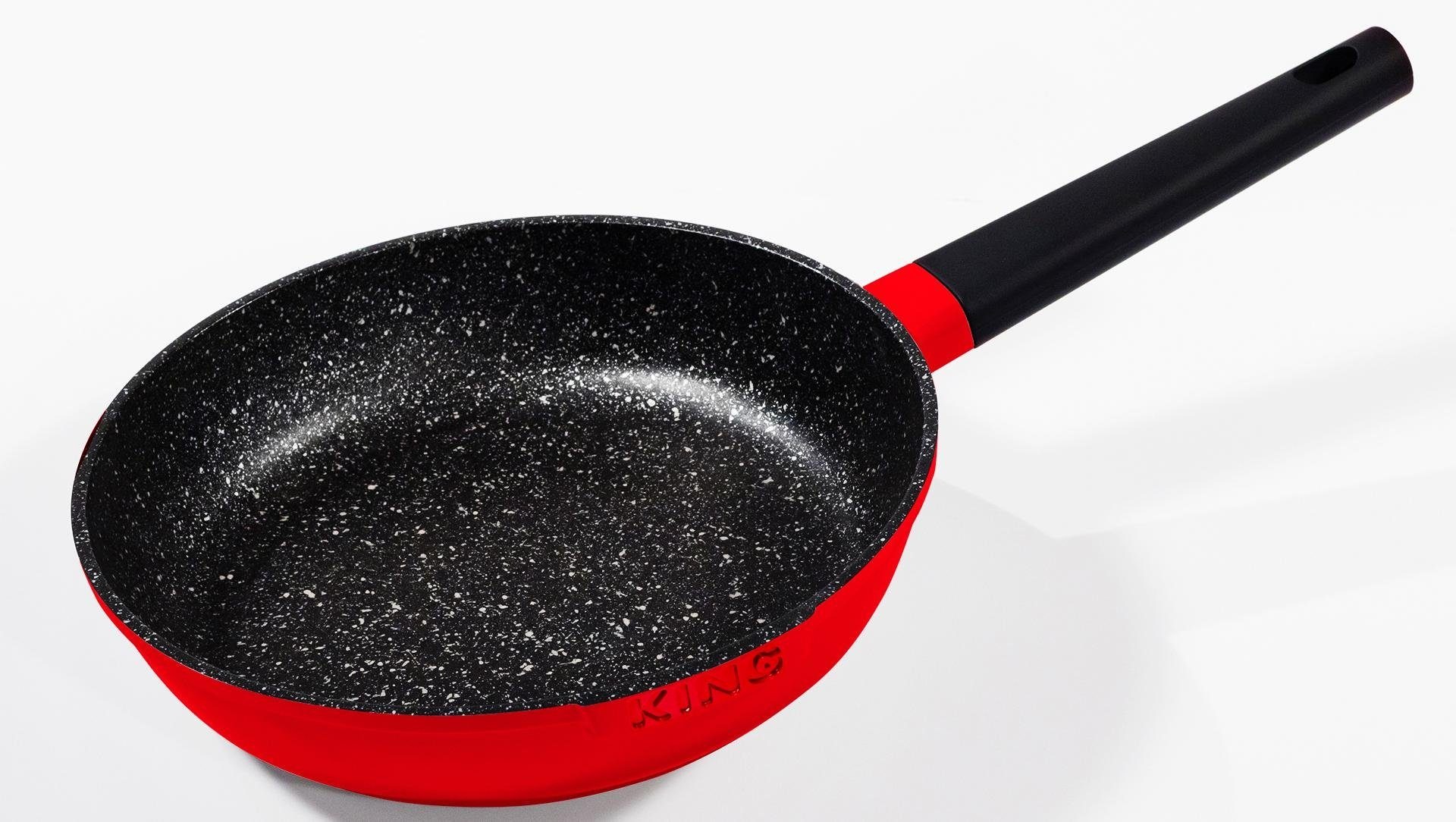 KING Bratpfanne »Shine Red«, Aluminiumguss, (1 tlg.), Induktion