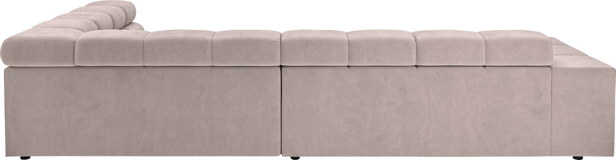 INOSIGN Ecksofa »Ancona incl. Kopfteilverstellung, OTTOs Choice, Breite 319cm, L-Form«, wahlweise motorische Sitztiefenverstellung, auch in Cord + Easy Care