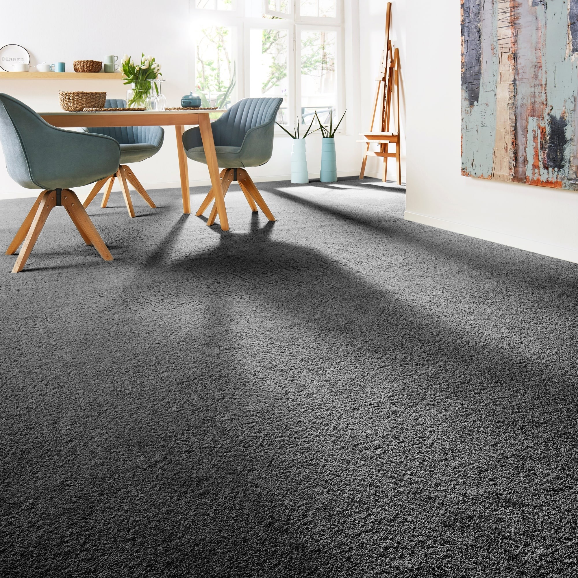 Andiamo Teppichboden »Softness, Velours, Made in Belgium«, rechteckig, 17 m günstig online kaufen