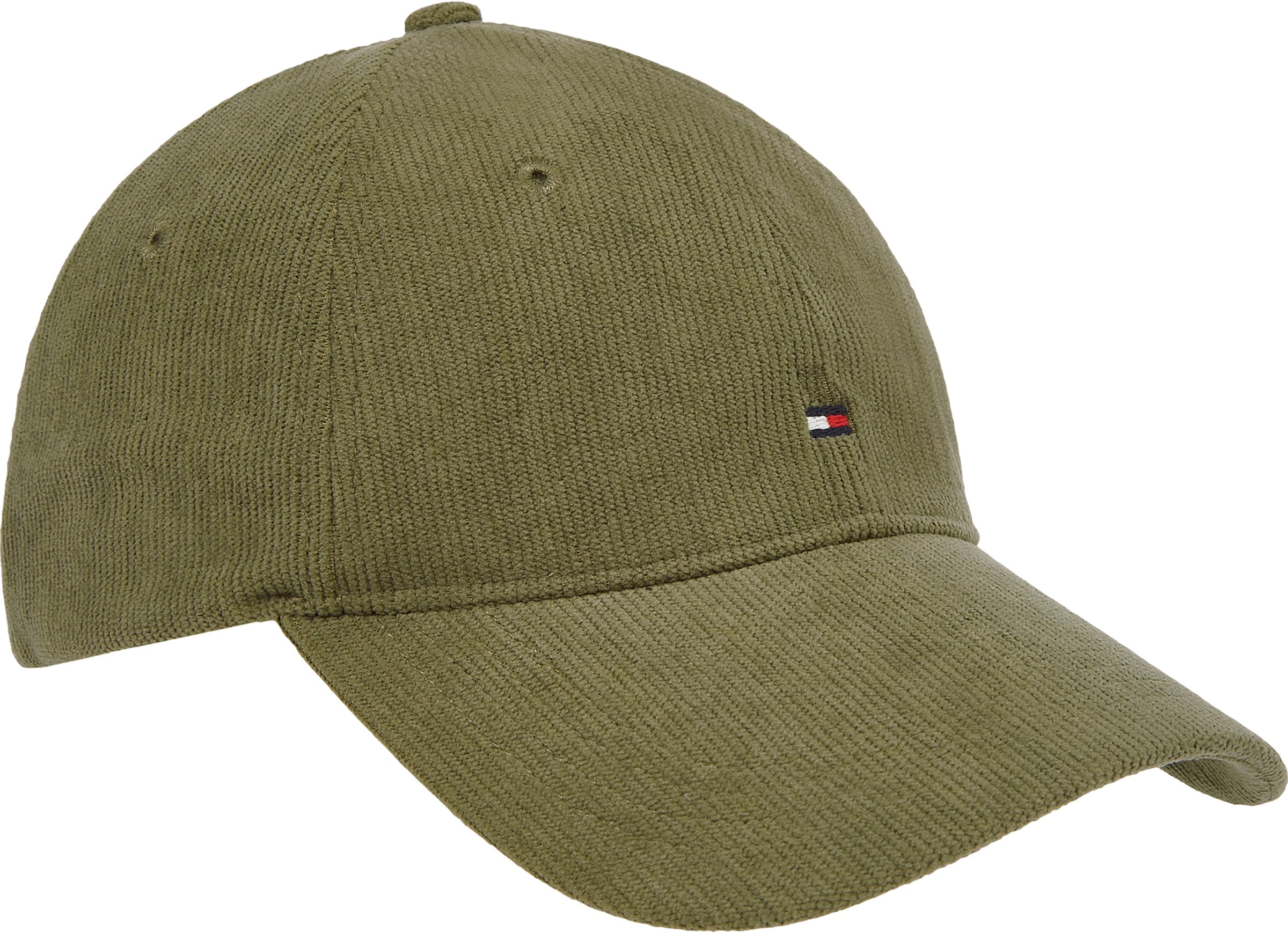 Baseball Cap »TH FLAG CORDUROY SOFT 6 PANEL«, mit Logostickerei