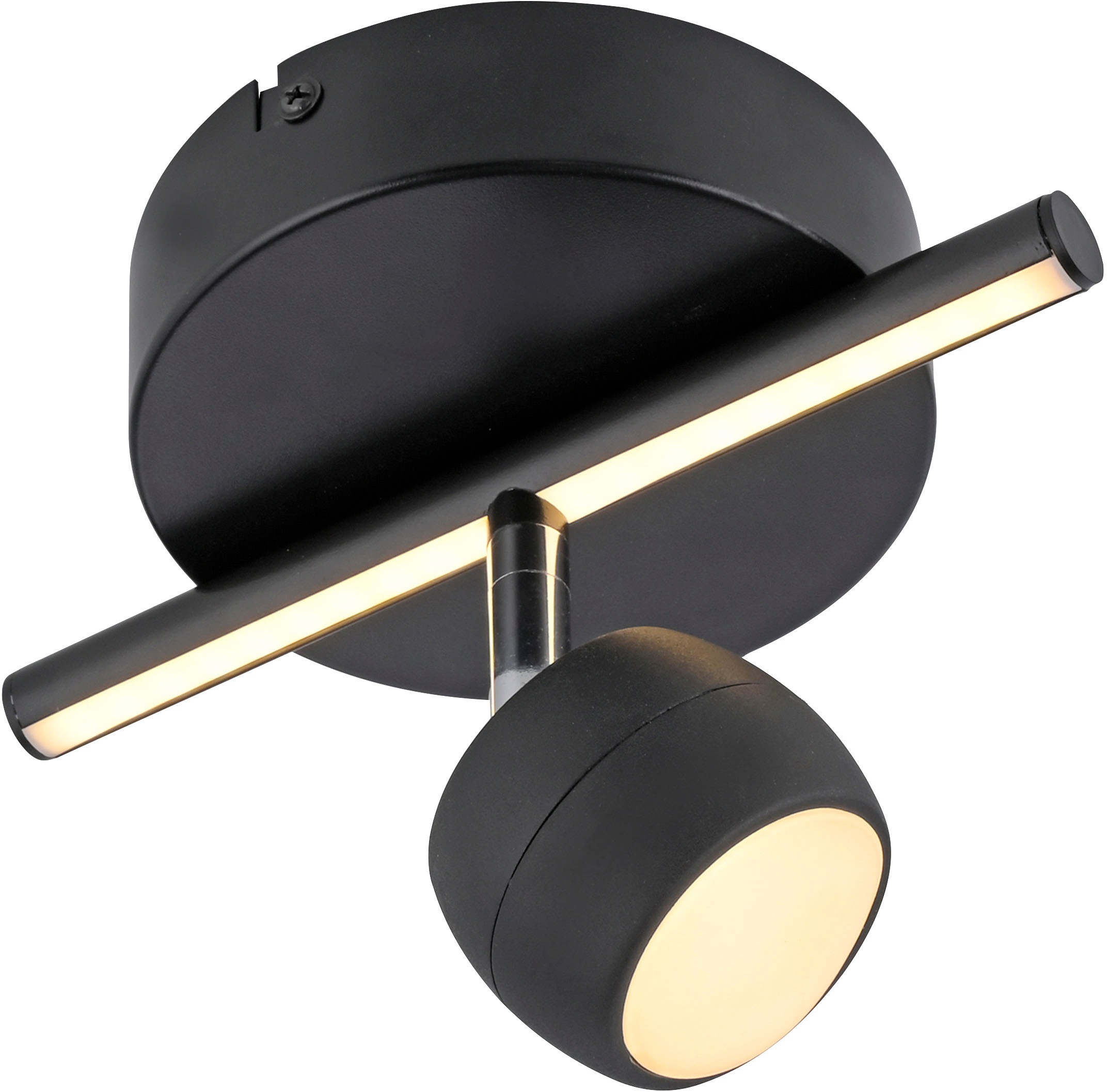 JUST LIGHT LED Deckenleuchte »JARIK« LED-Board 1 Stk. Warmweiß Serienschalter: Alles / Spots / Profile, getrennt schaltbar