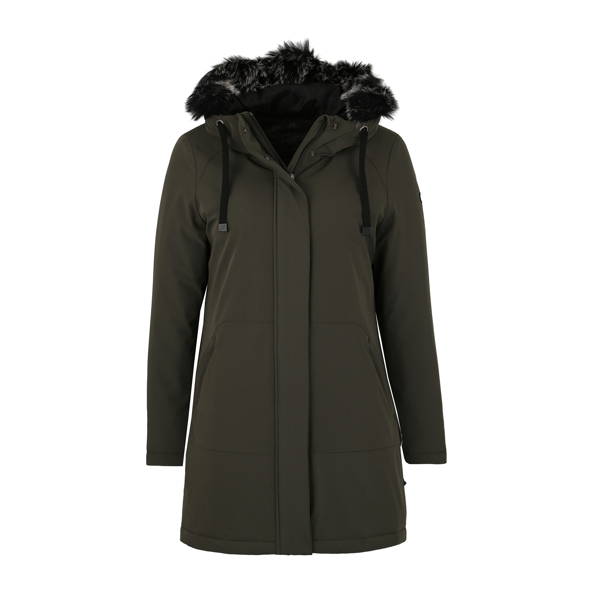 DEPROC Active Parka »DIAMOND PEAK Women« mit abnehmbarem Kunstfellbesatz