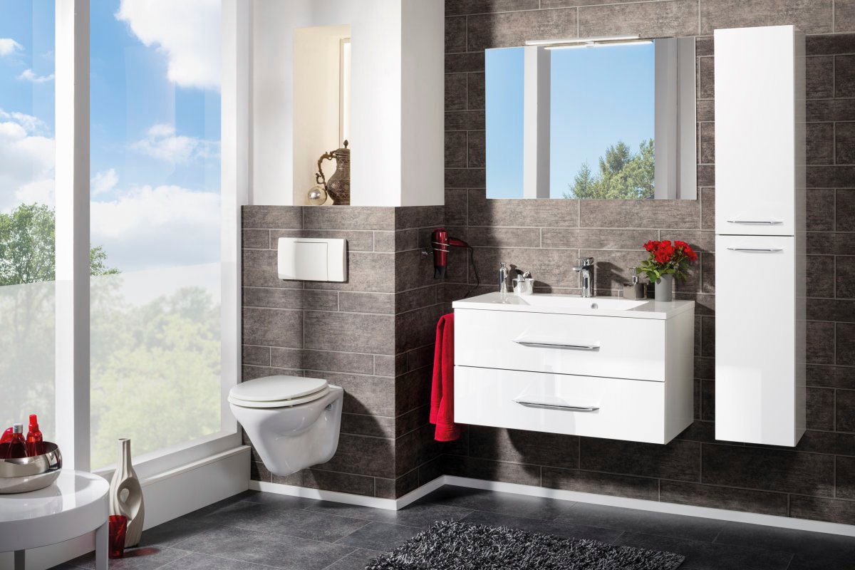 FACKELMANN Waschtisch »B.clever«, Badmöbel Breite 90 cm
