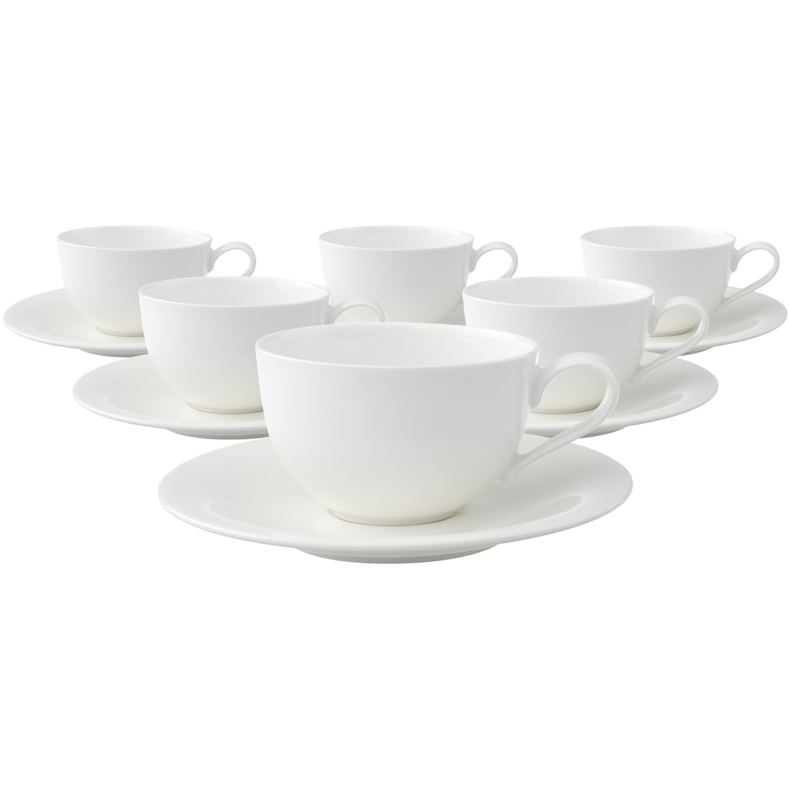 Villeroy & Boch Tasse »Cappuccinotassen mit Untertassen New Cottage Basic 2 günstig online kaufen